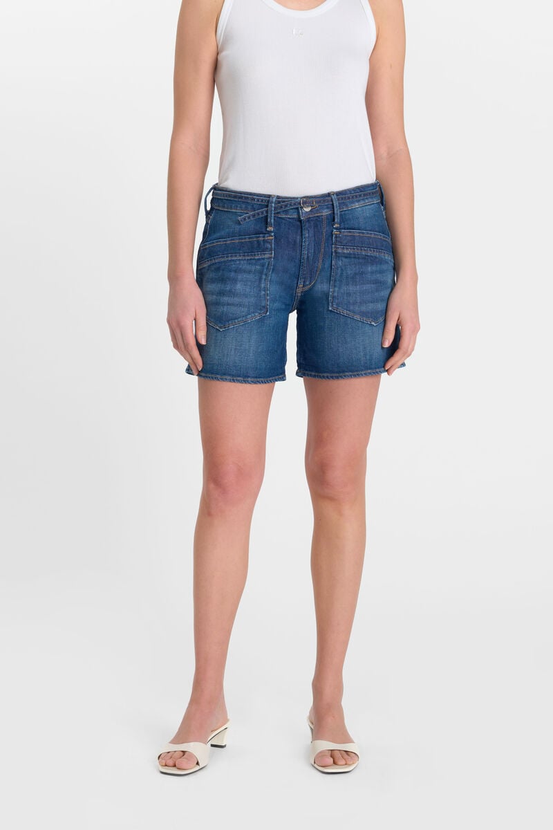 Short en jeans LE TEMPS DES CERISES Bleu