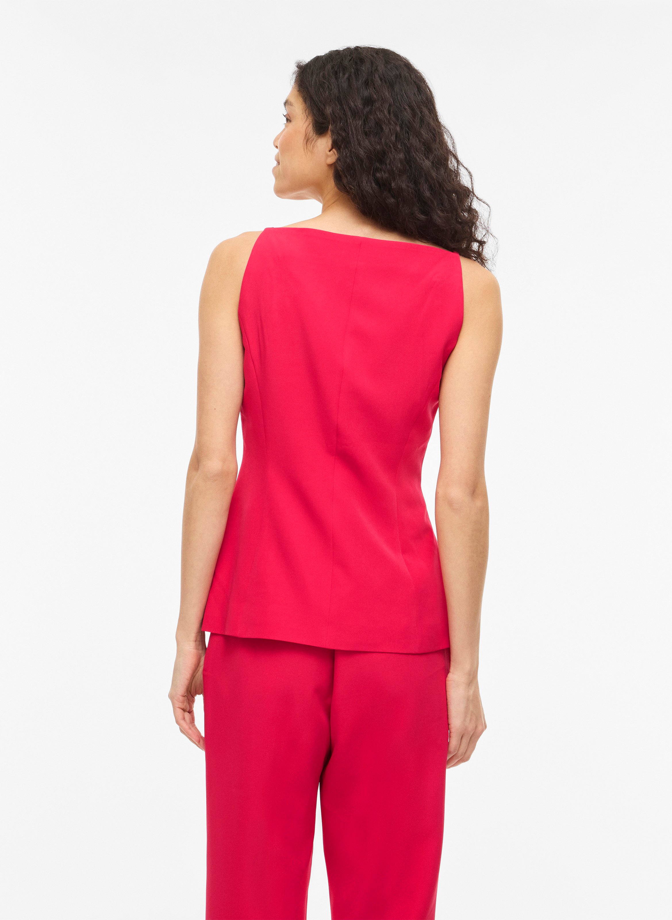 Top recto cuadrado VILA Rosa