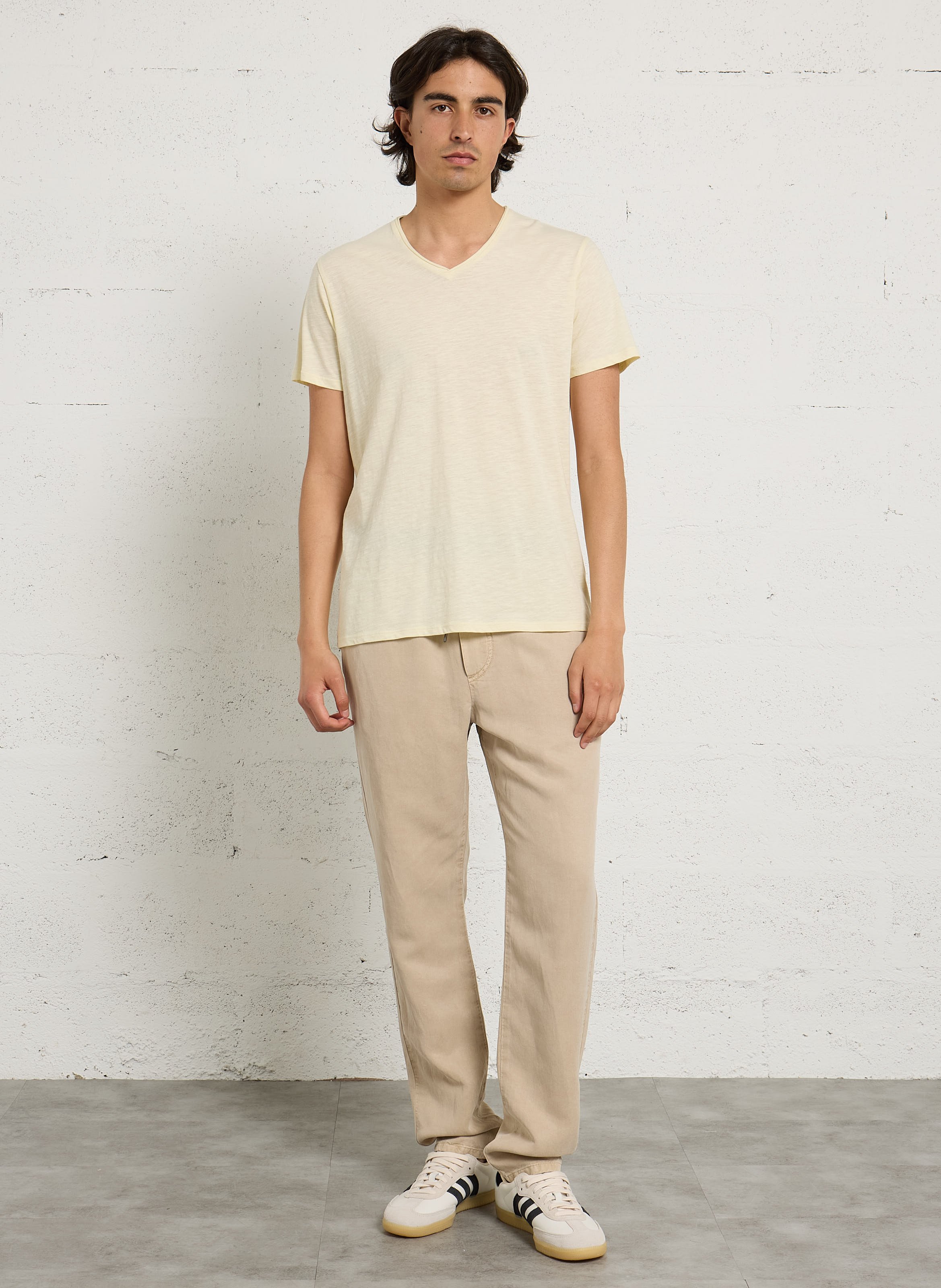 Bundfaltenhose IKKS Beige