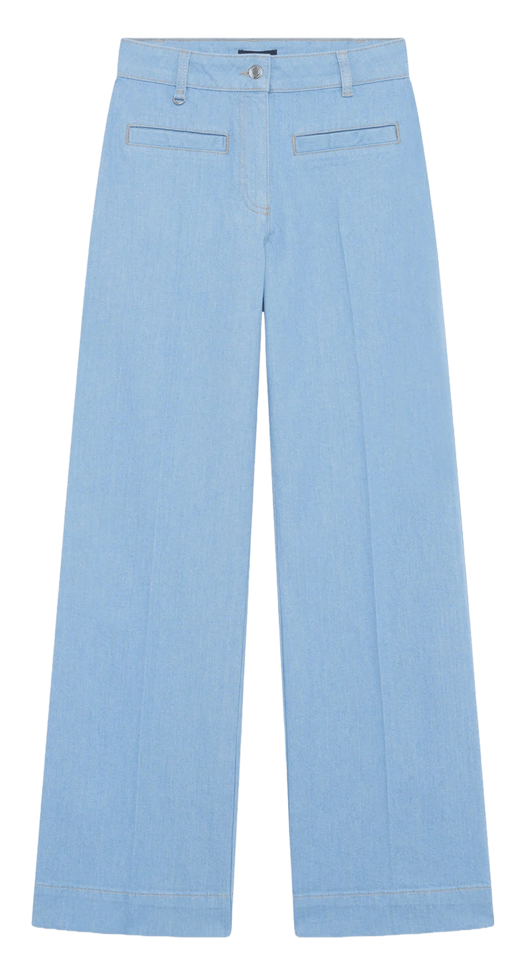 Jean évasé en coton mélangé CAROLL Bleu