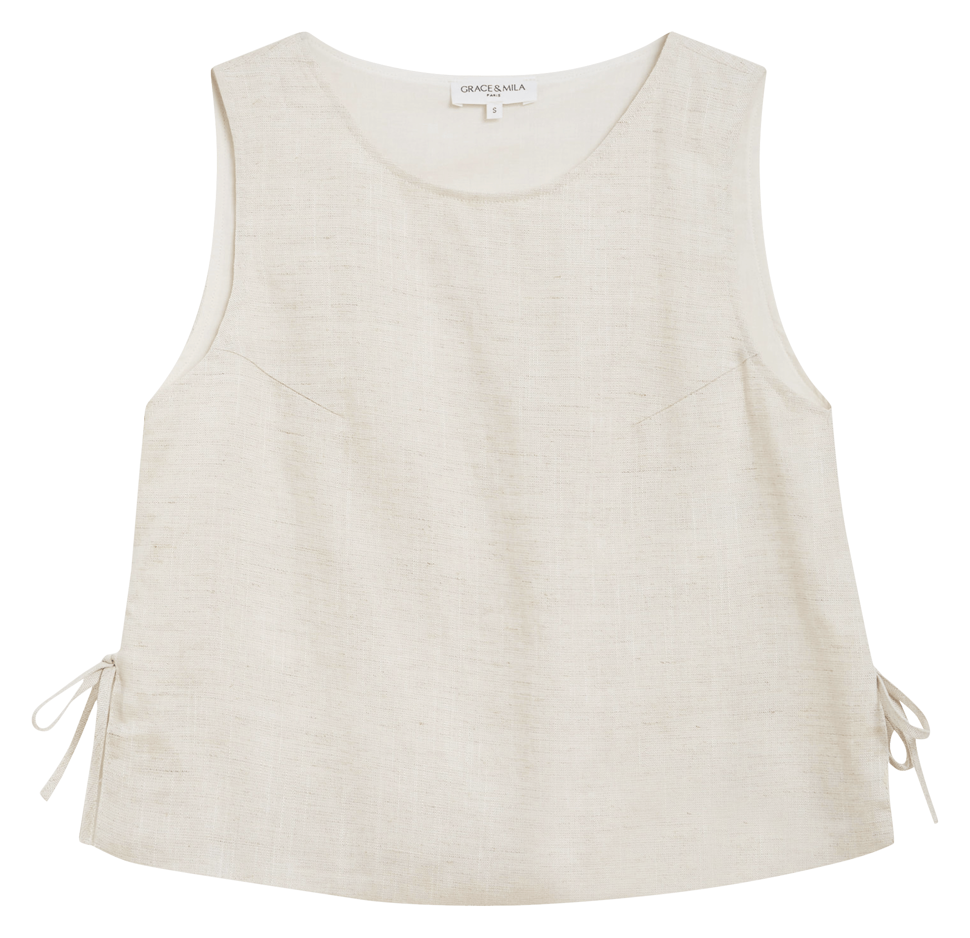 Round-neck top GRACE ET MILA Beige