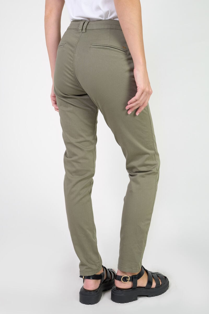 Chino pants LE TEMPS DES CERISES Khaki