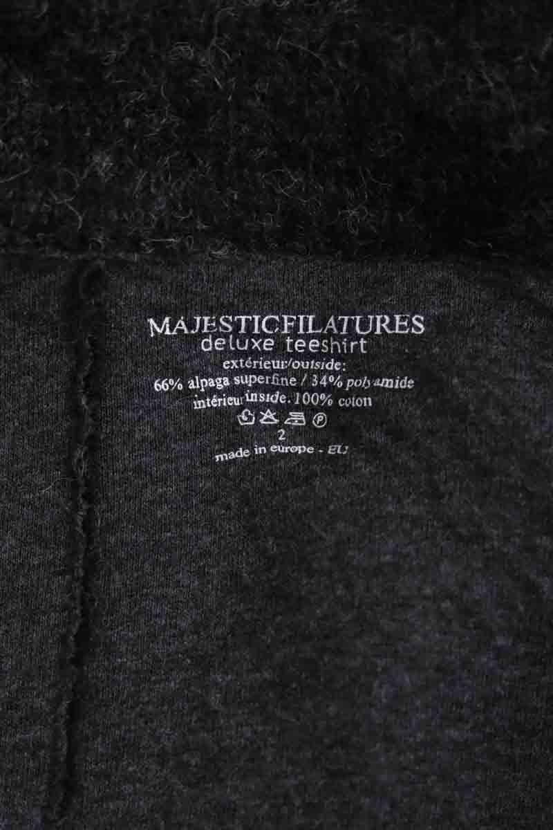 Coat MAJESTIC FILATURES - SECONDE MAIN Grey