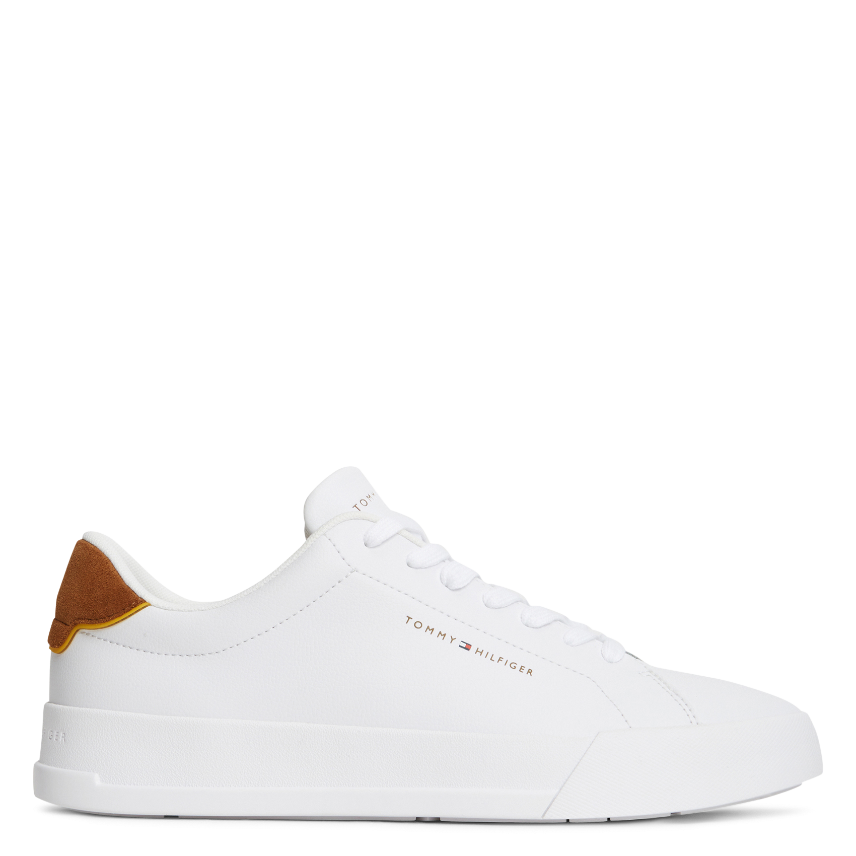 Niedrige Sneaker aus Leder-Mix TOMMY HILFIGER
