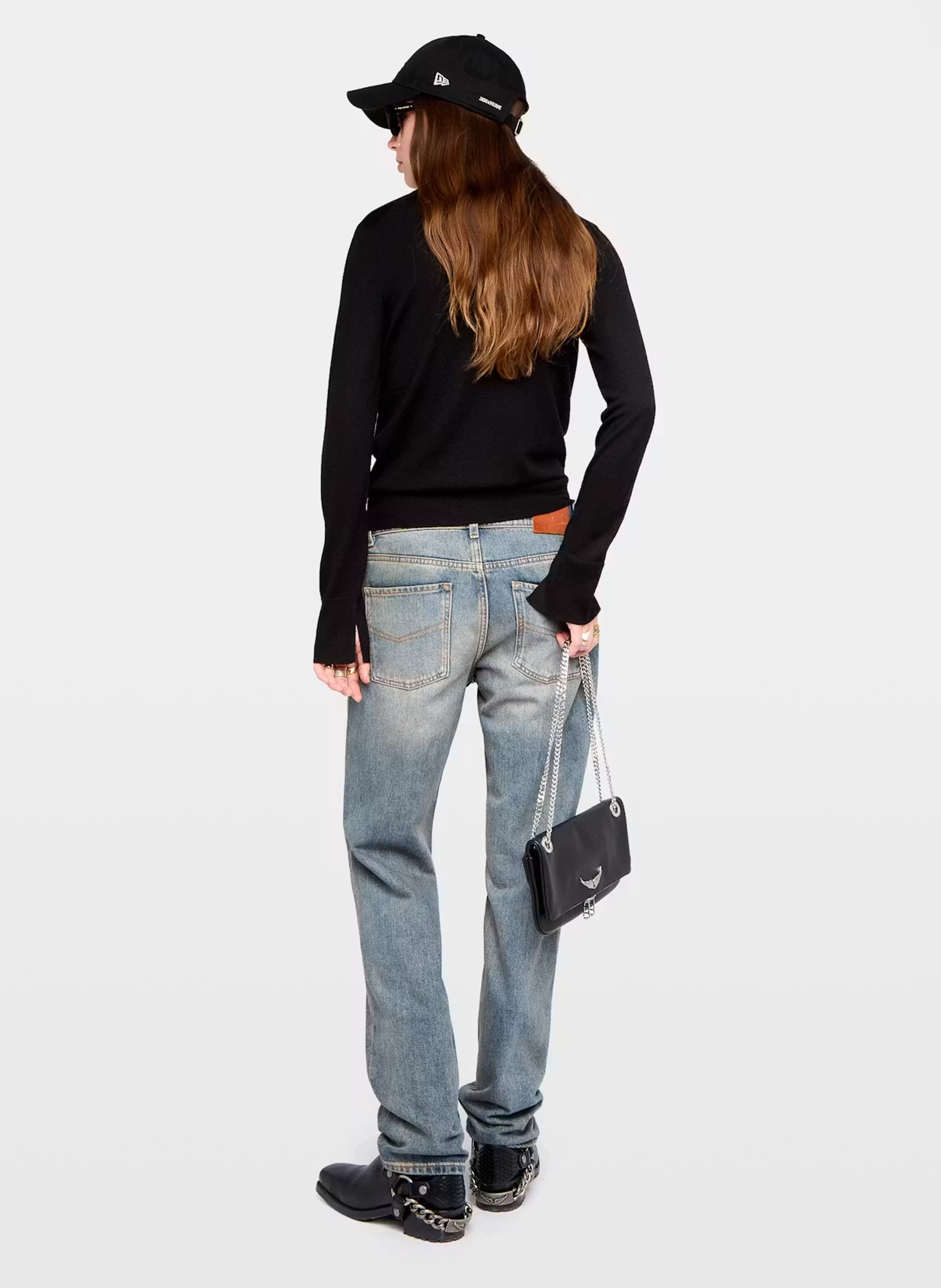 Cárdigan de lana merina ZADIG&VOLTAIRE Negro