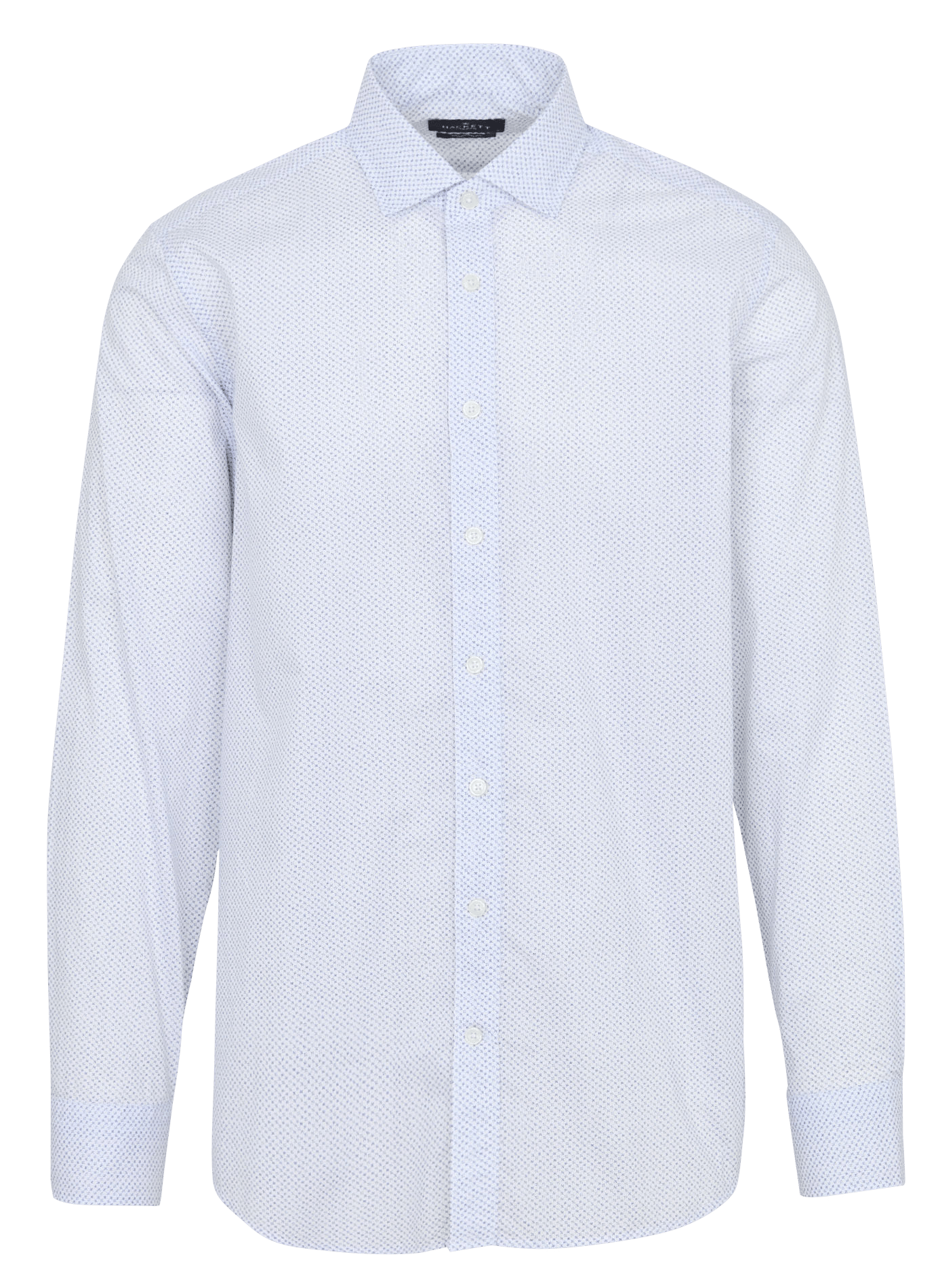 Bedruckte Bluse mit klassischem Kragen HACKETT Blau