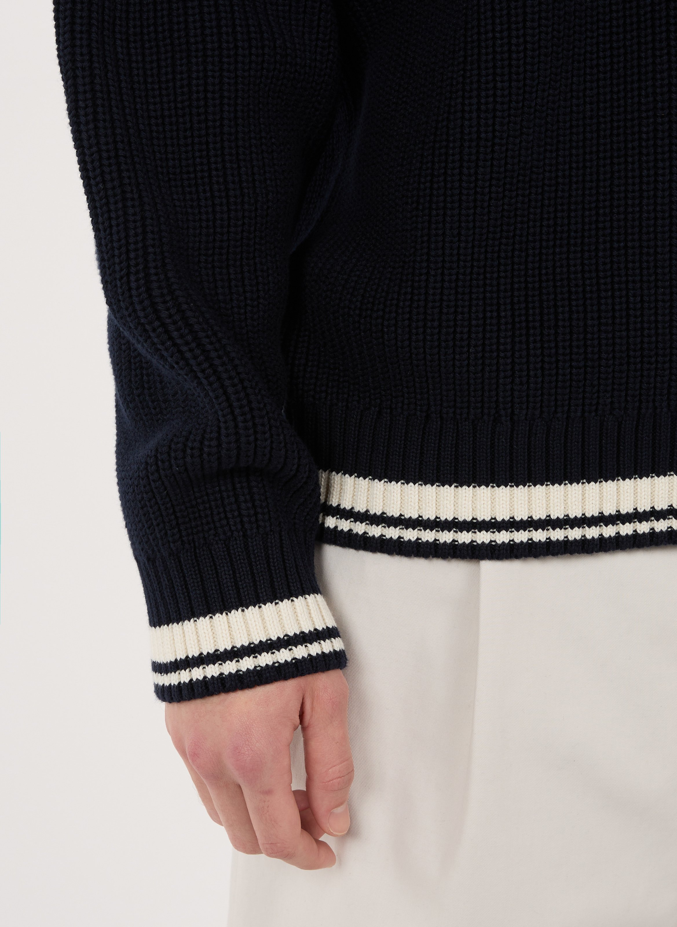 Baumwollpullover SAISON 1865 Blau