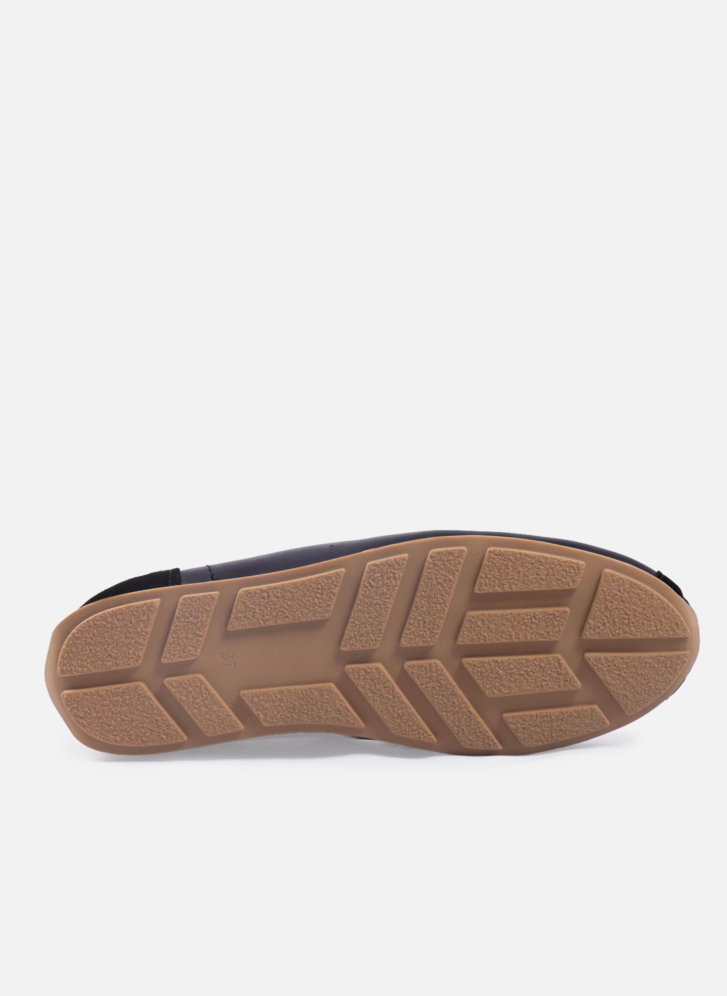 Flat sneakers Sofia leather JULES & JENN Black