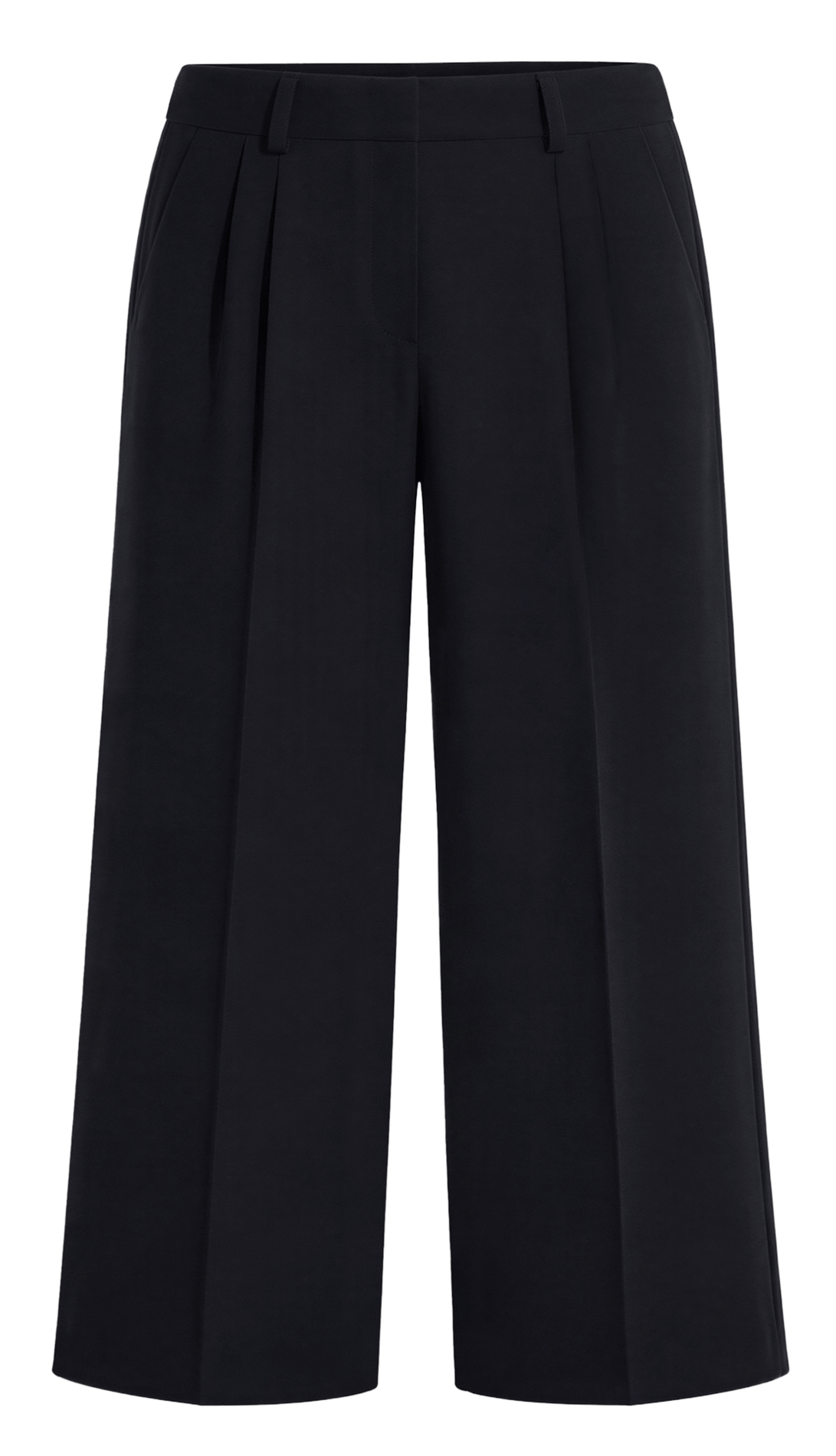 Wijde broek met hoge taille PABLO Zwart