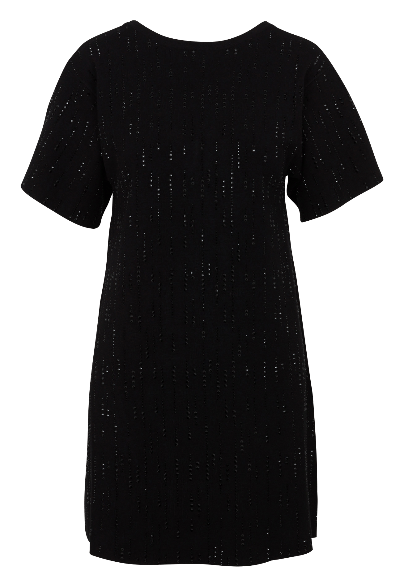 Robe courte dos décolleté à strass LIU JO Noir