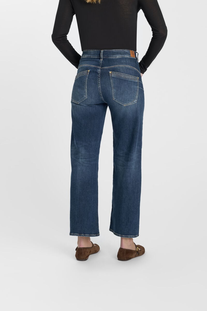 Loose jeans, wide-leg, 7/8 length LE TEMPS DES CERISES Blue