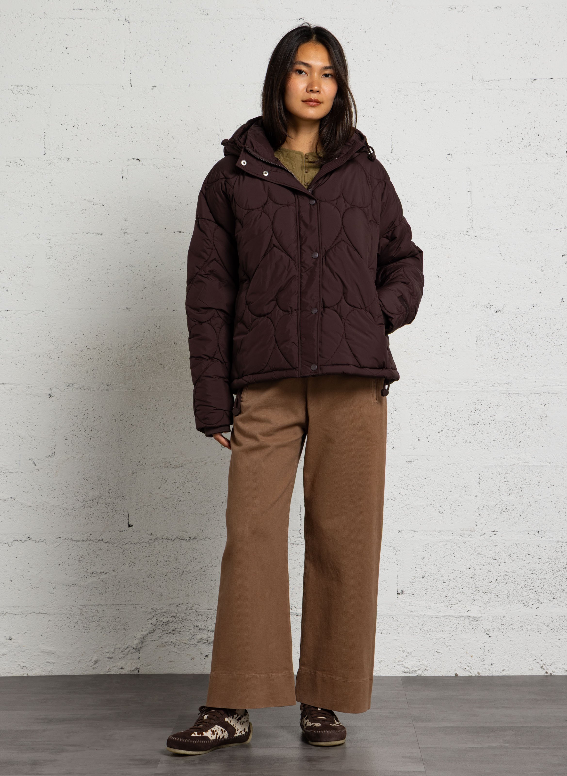 Steppjacke mit Stehkragen FABIENNE CHAPOT Braun