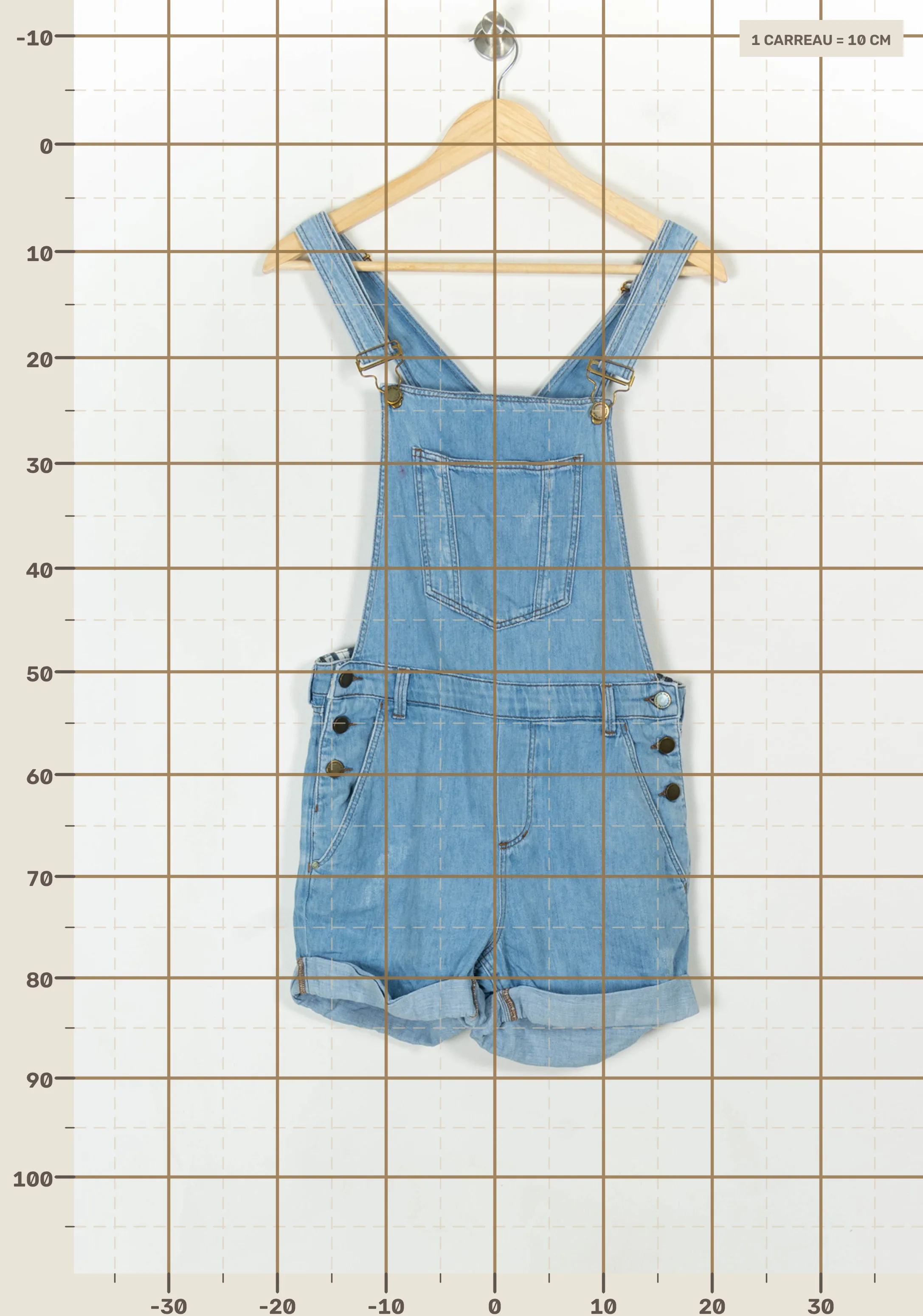 Playsuit COMPTOIR DES COTONNIERS - Seconde main Blue