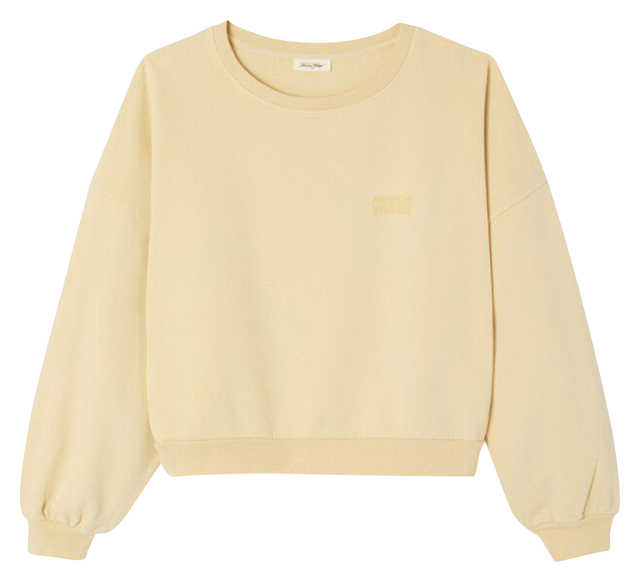 Weites Rundhals-Sweatshirt aus Baumwolle AMERICAN VINTAGE