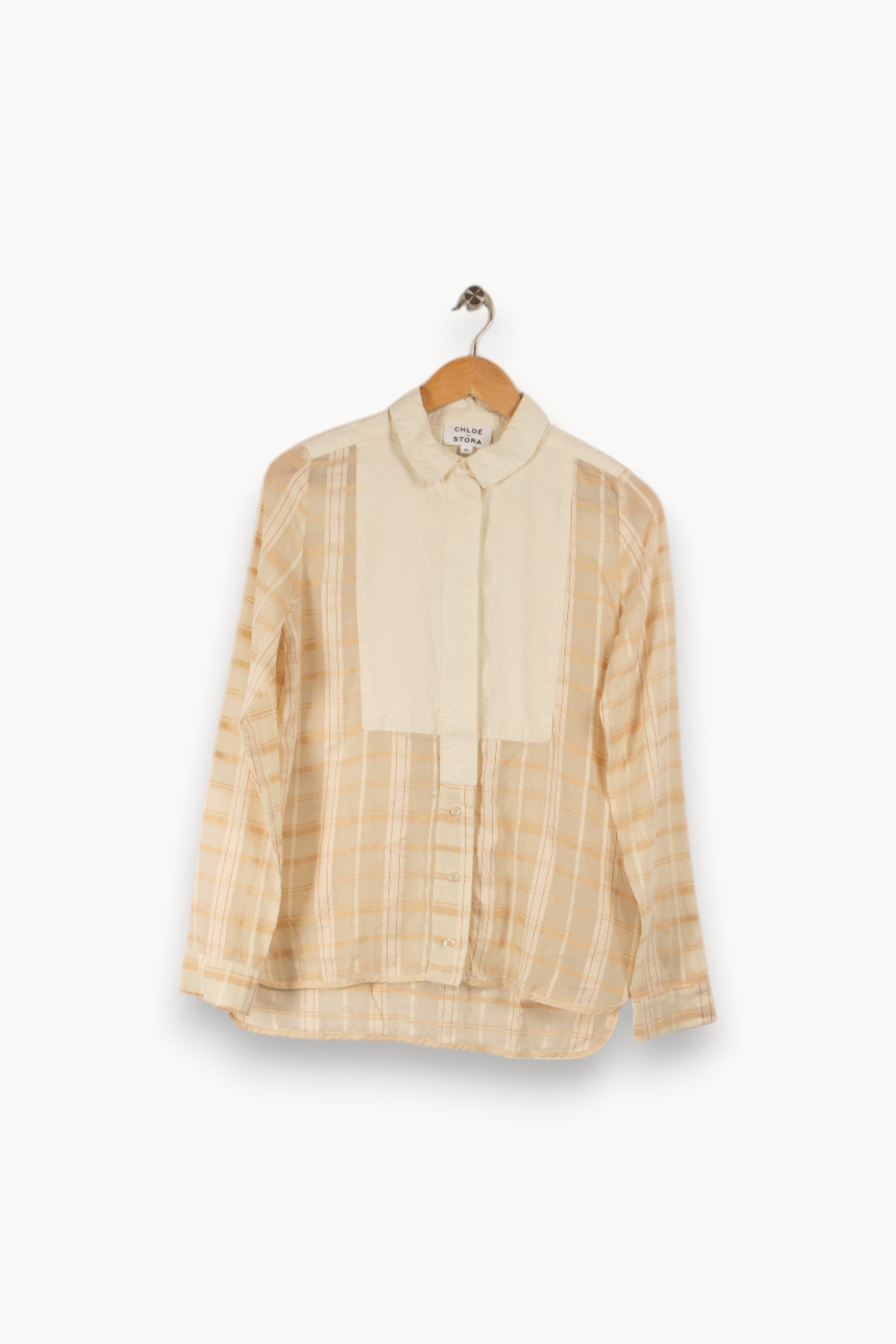 Shirt CHLOE STORA - SECONDE MAIN Beige