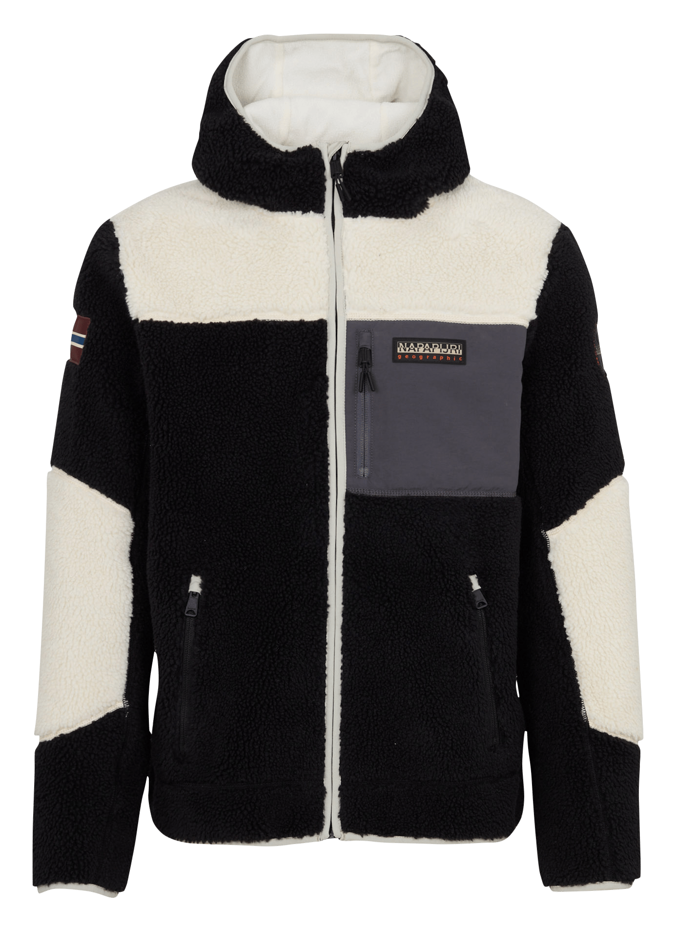 Gerade Jacke mit Kapuze NAPAPIJRI Mehrfarbig