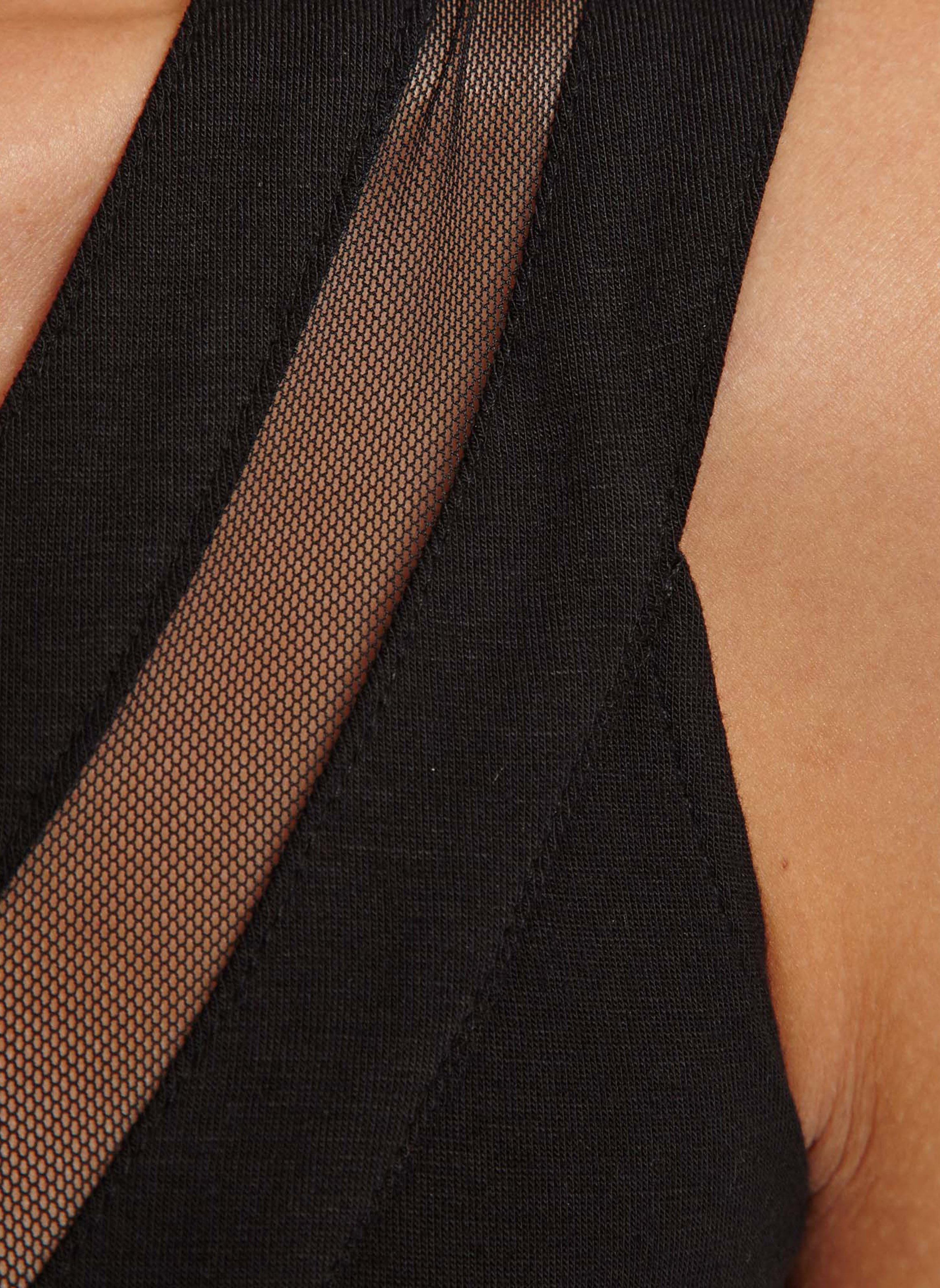 Tanktop mit V-Ausschnitt MORGAN Schwarz