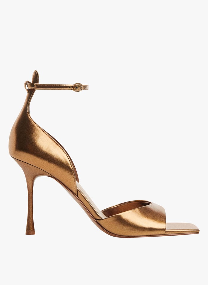 Sandales Talon M tallis es Oxide Cuivre Mango Femme Place