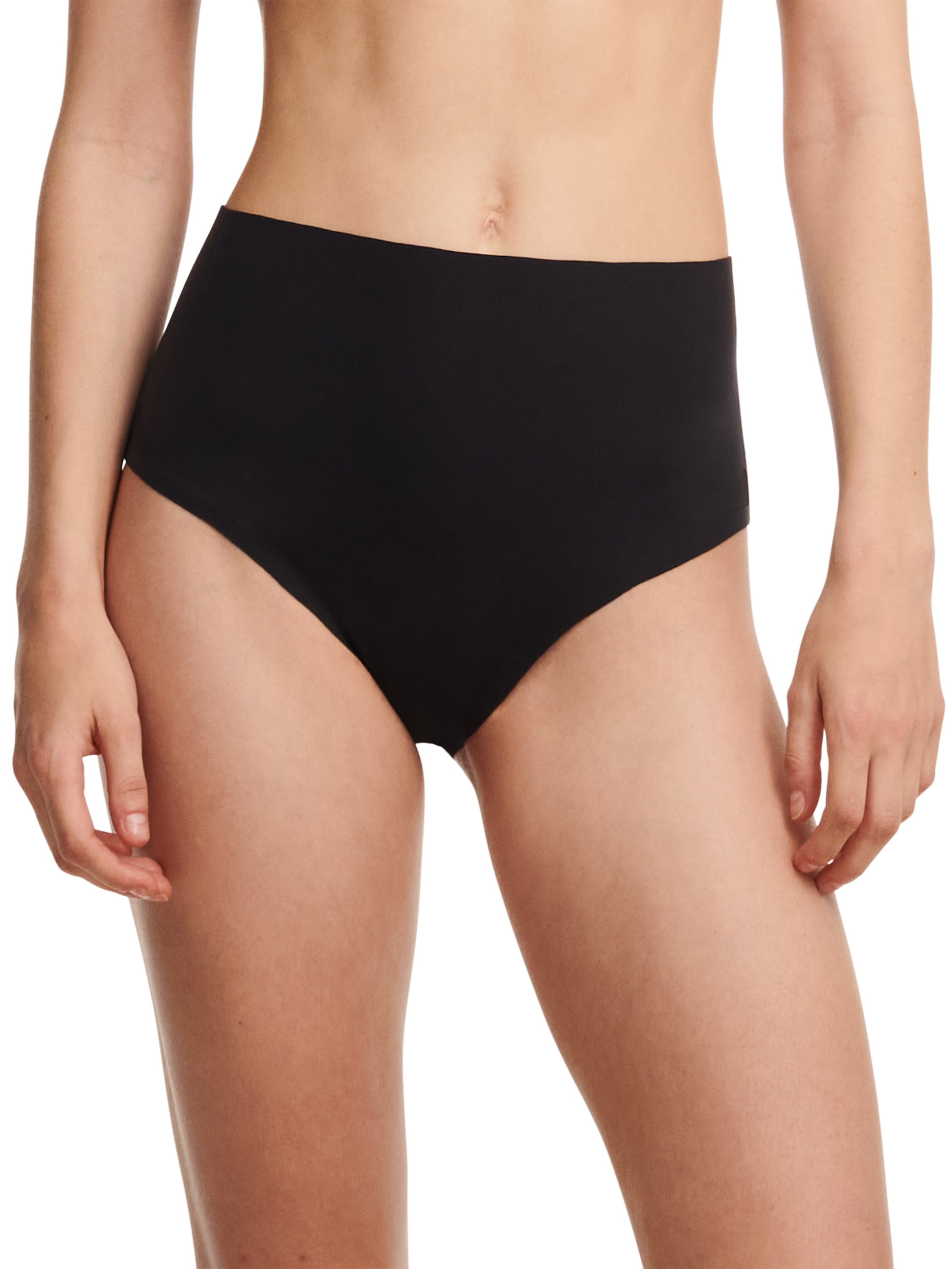 High-waisted support panties CHANTELLE Black