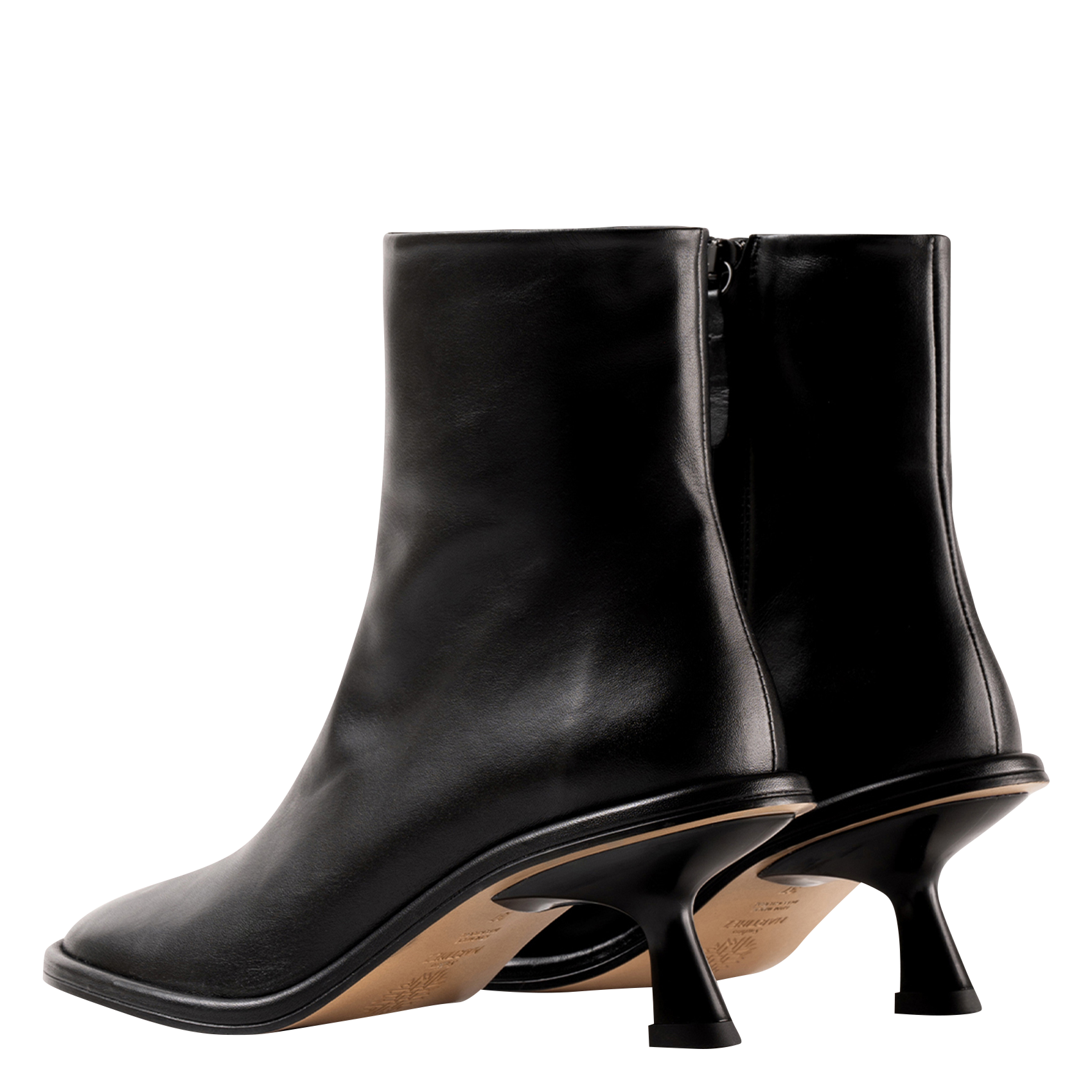 Bottines à talons en cuir  SOULIER MARTINEZ Noir