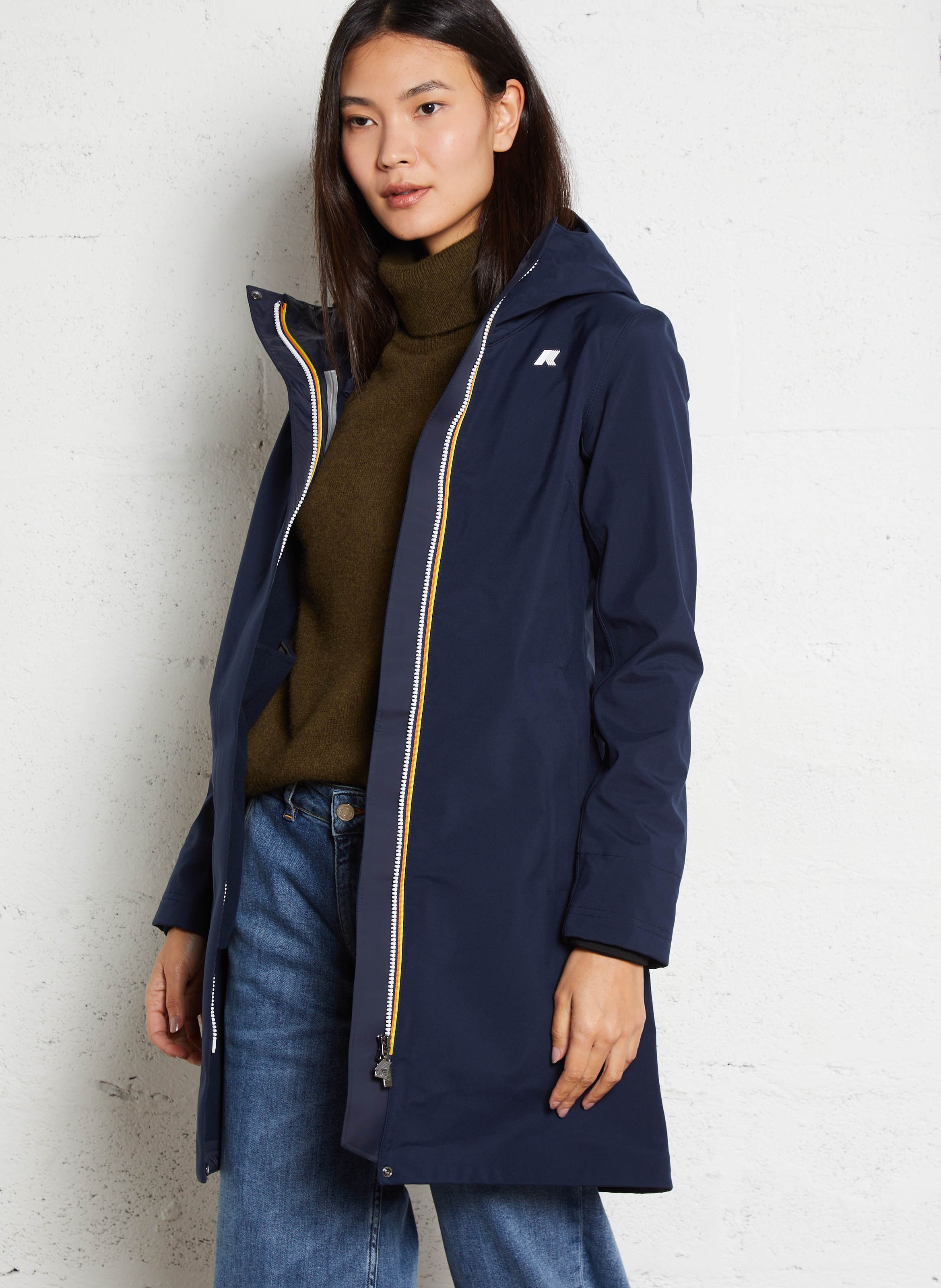 Regenjacke mit Stehkragen K-WAY Blau