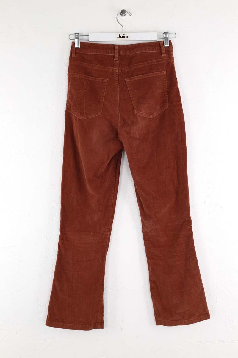 Slim-fit cotton cargo pants ROUJE - Seconde Main Brown