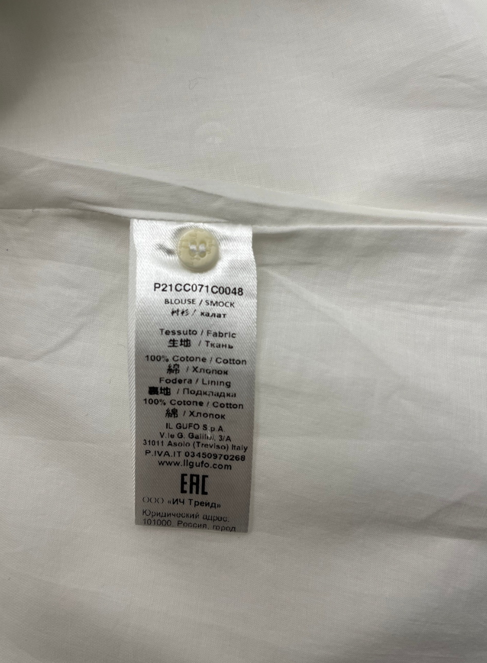 White child's blouse - 4 years IL GUFO - Seconde main White