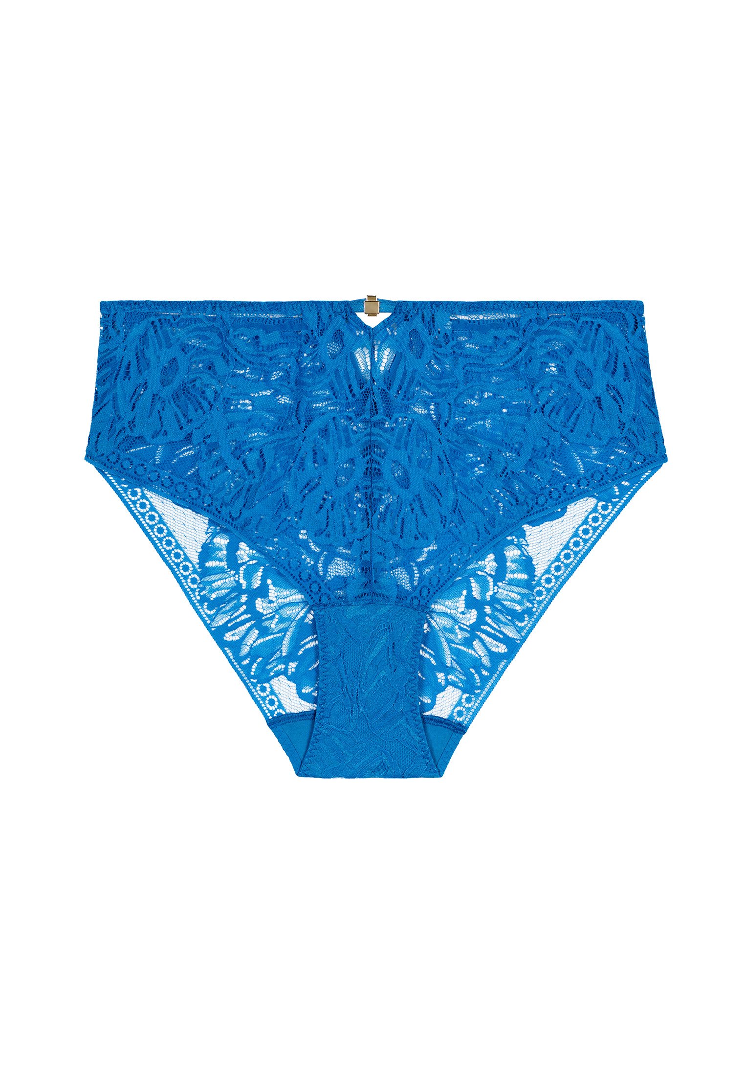 High-waisted lace panties AUBADE Blue