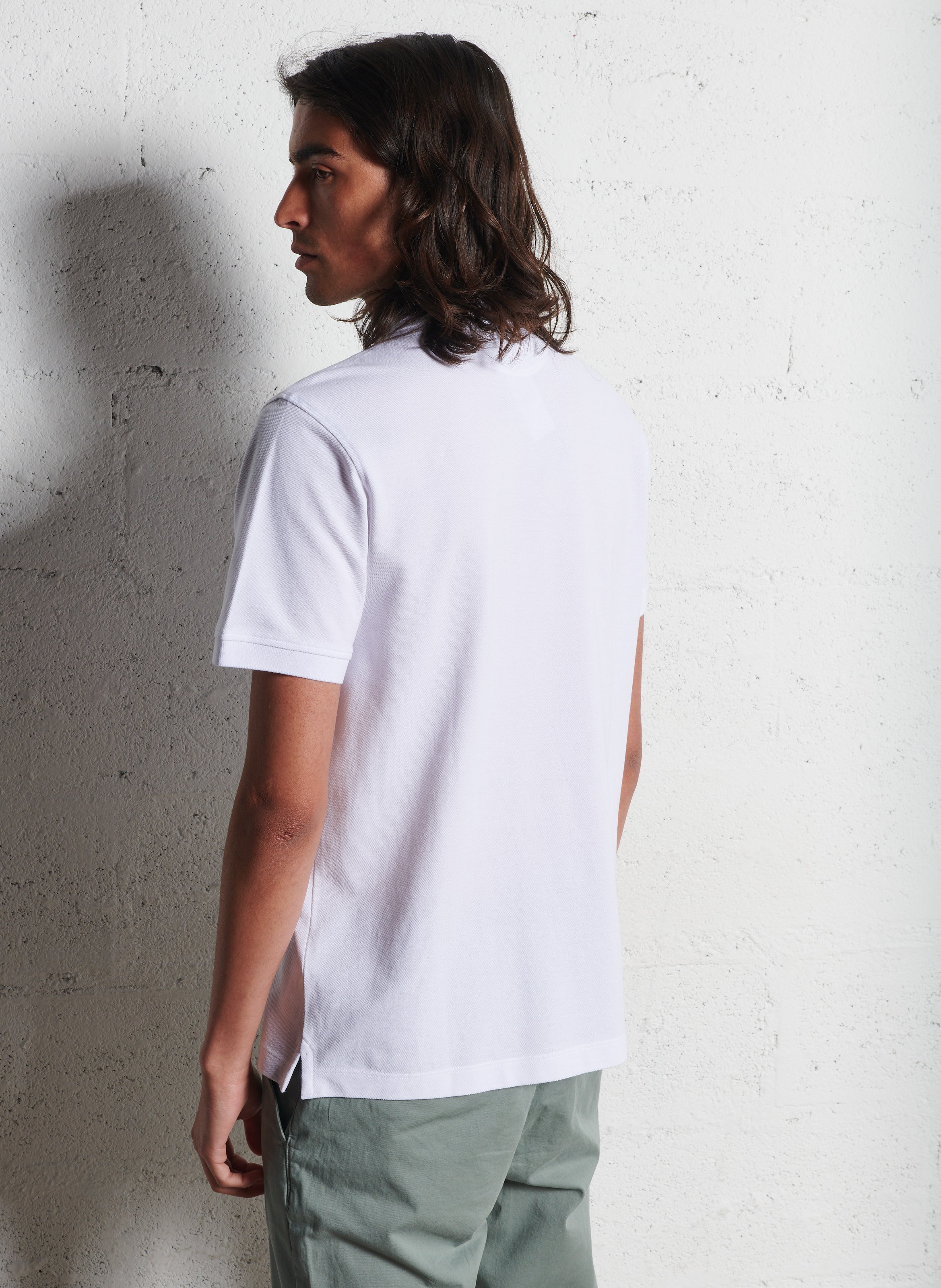 Short sleeve polo shirt FACONNABLE White