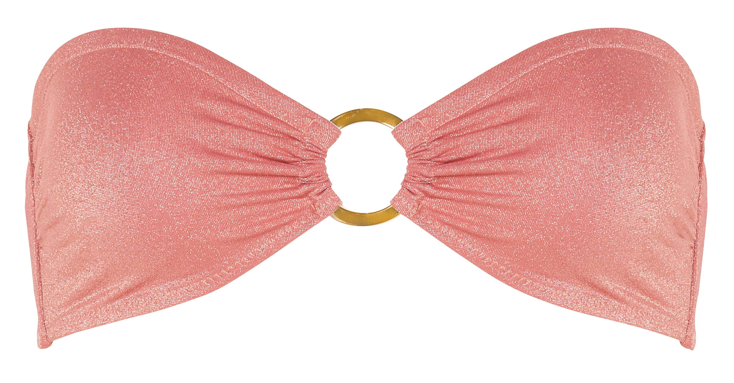 Sequined bikini top SAISON 1865 Pink