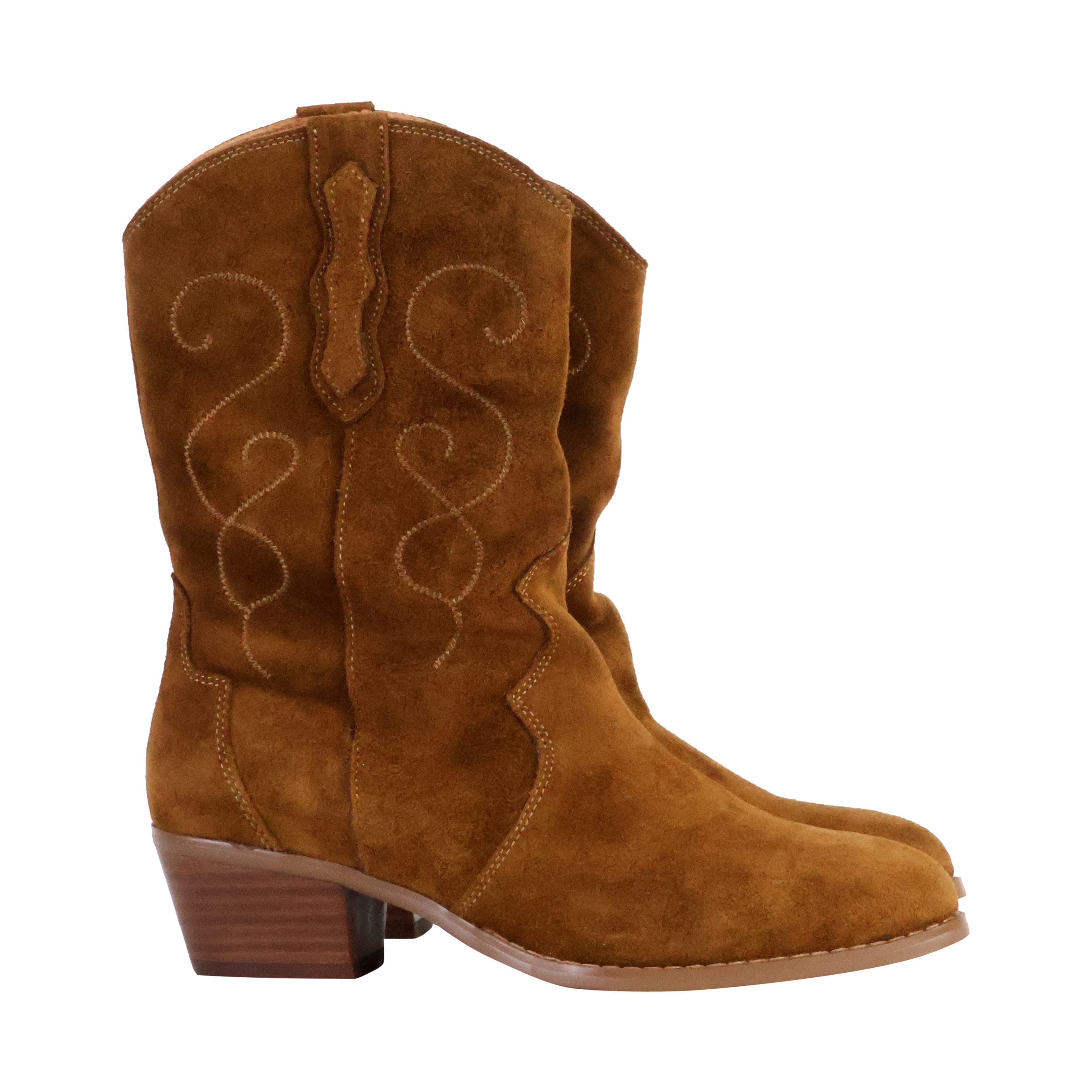 Ajisai leather ankle boots EMILIE KARSTON Brown