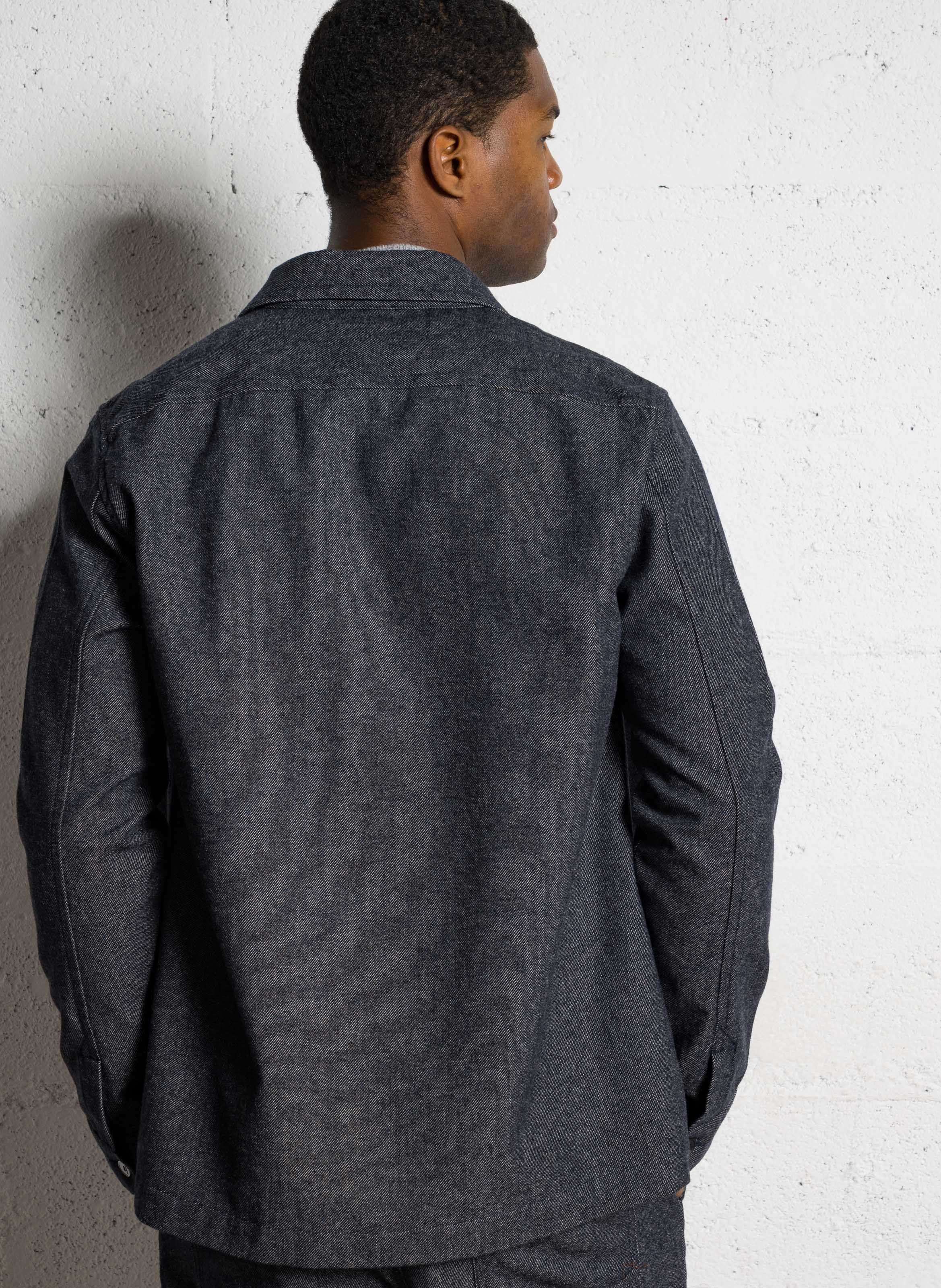 Gerade Strick-Überhemd IKKS Blau