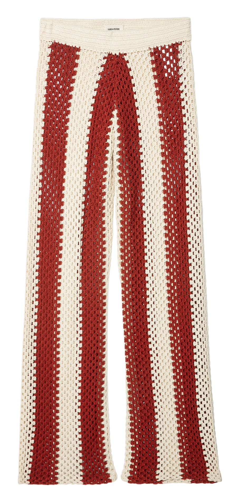 Straight-leg crocheted pants ZADIG&VOLTAIRE White