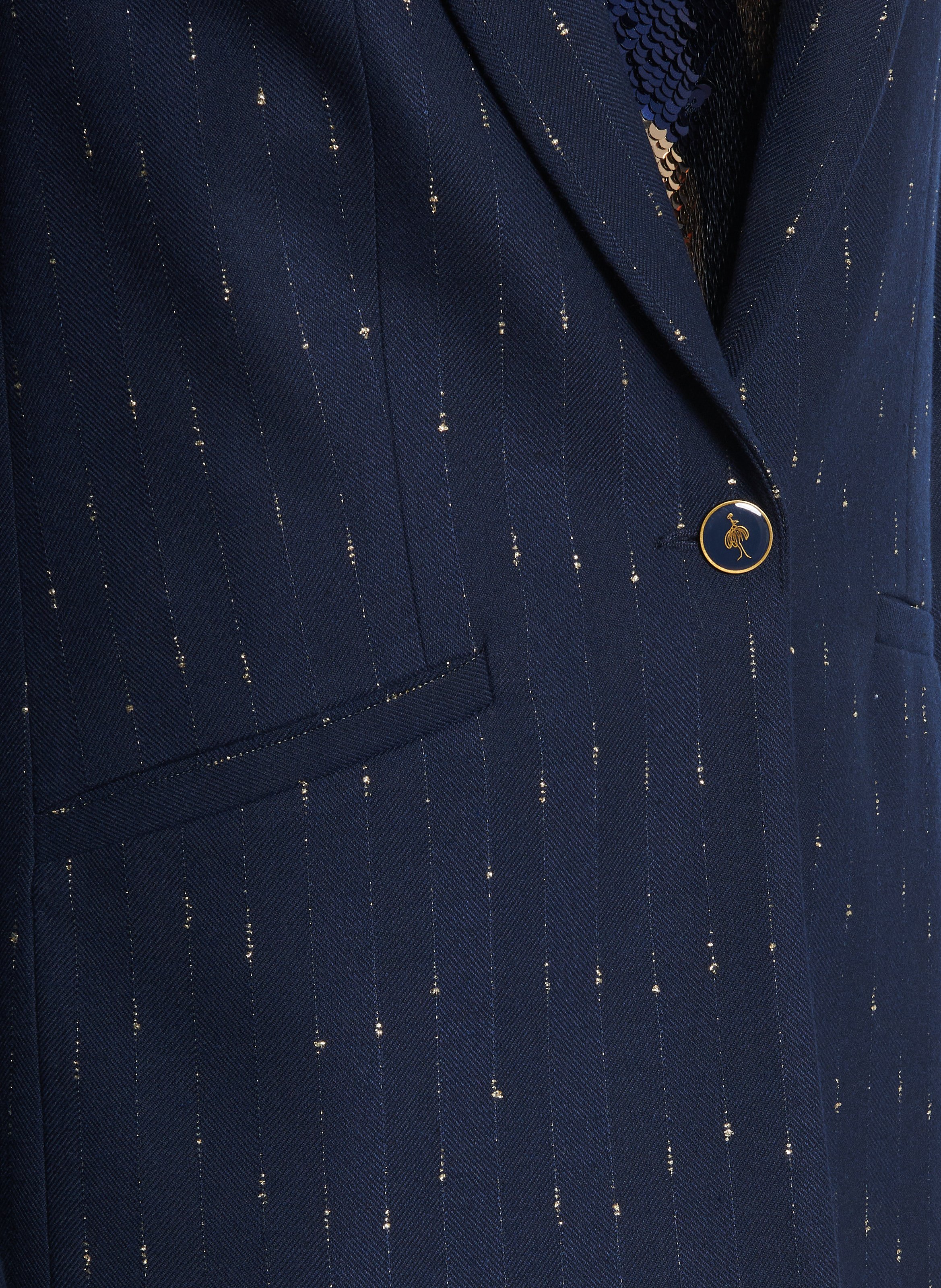 Veste tailleur cintrée ONE STEP Bleu