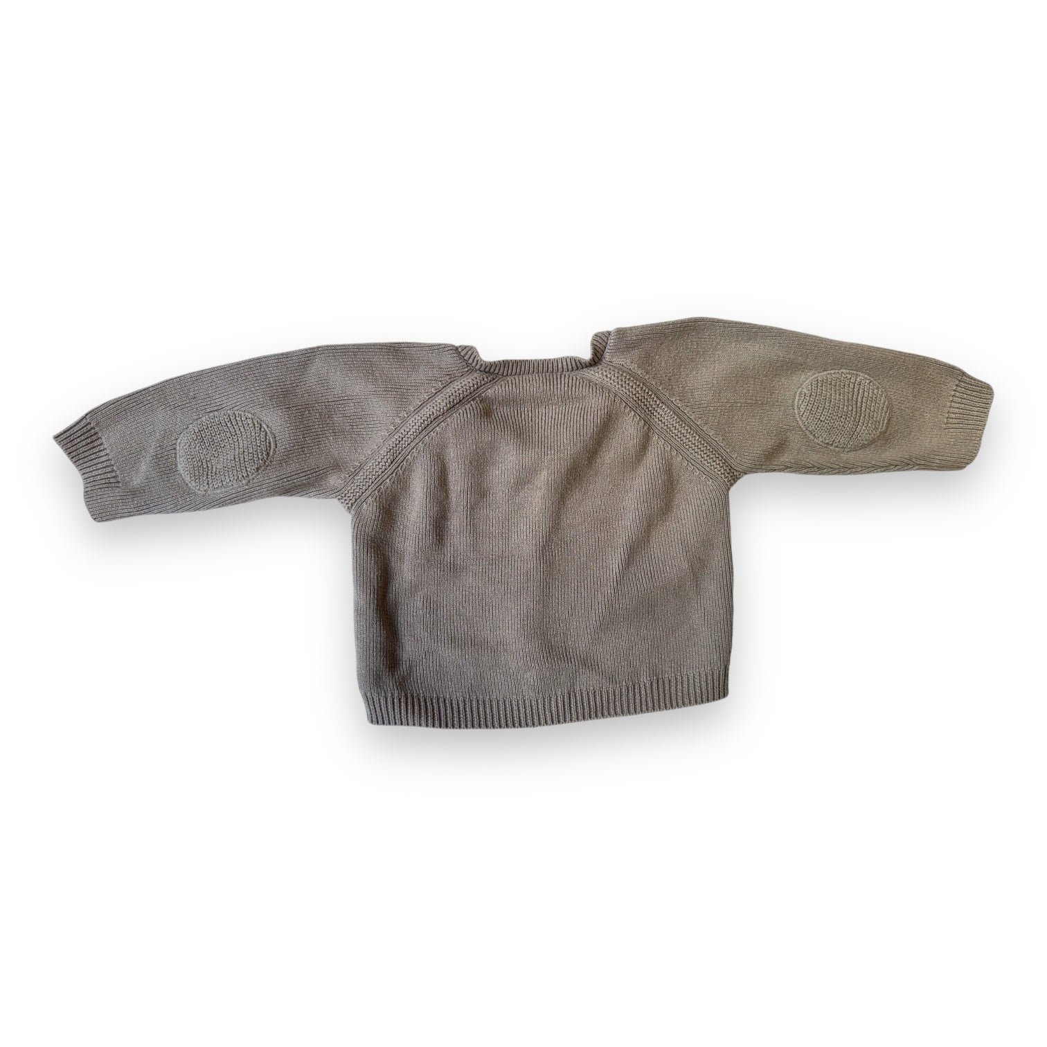 Grey baby cardigan - 12 months BONPOINT - Seconde Main Grey