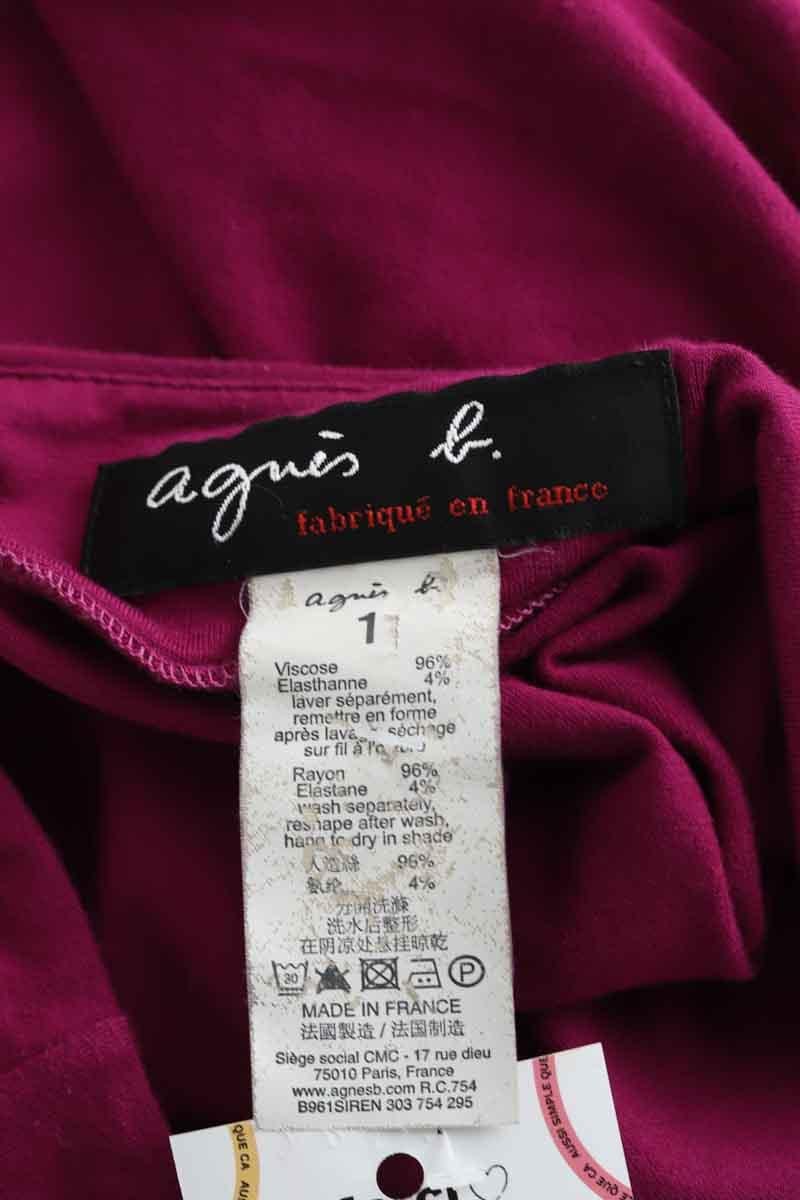 Purple mini skirt AGNES B. - Seconde Main Purple