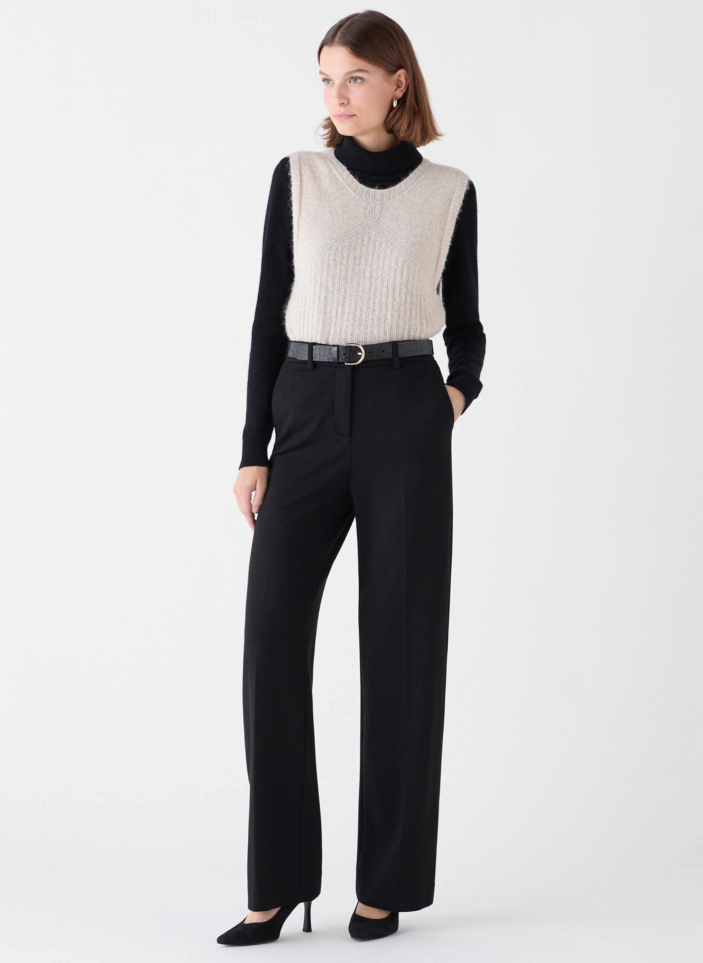 Carrot trousers CAROLL Black