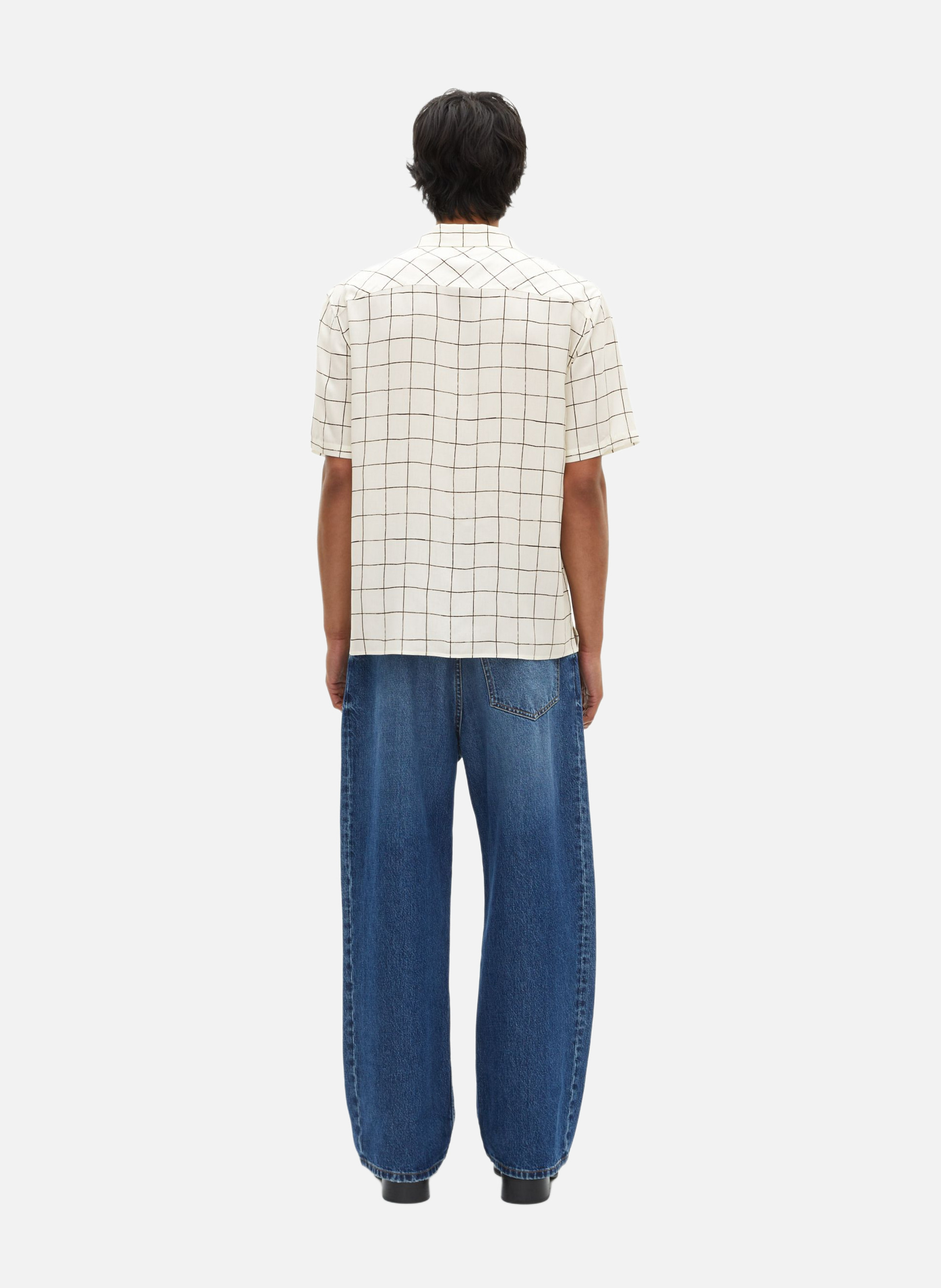 Checked short-sleeved shirt THE KOOPLES White
