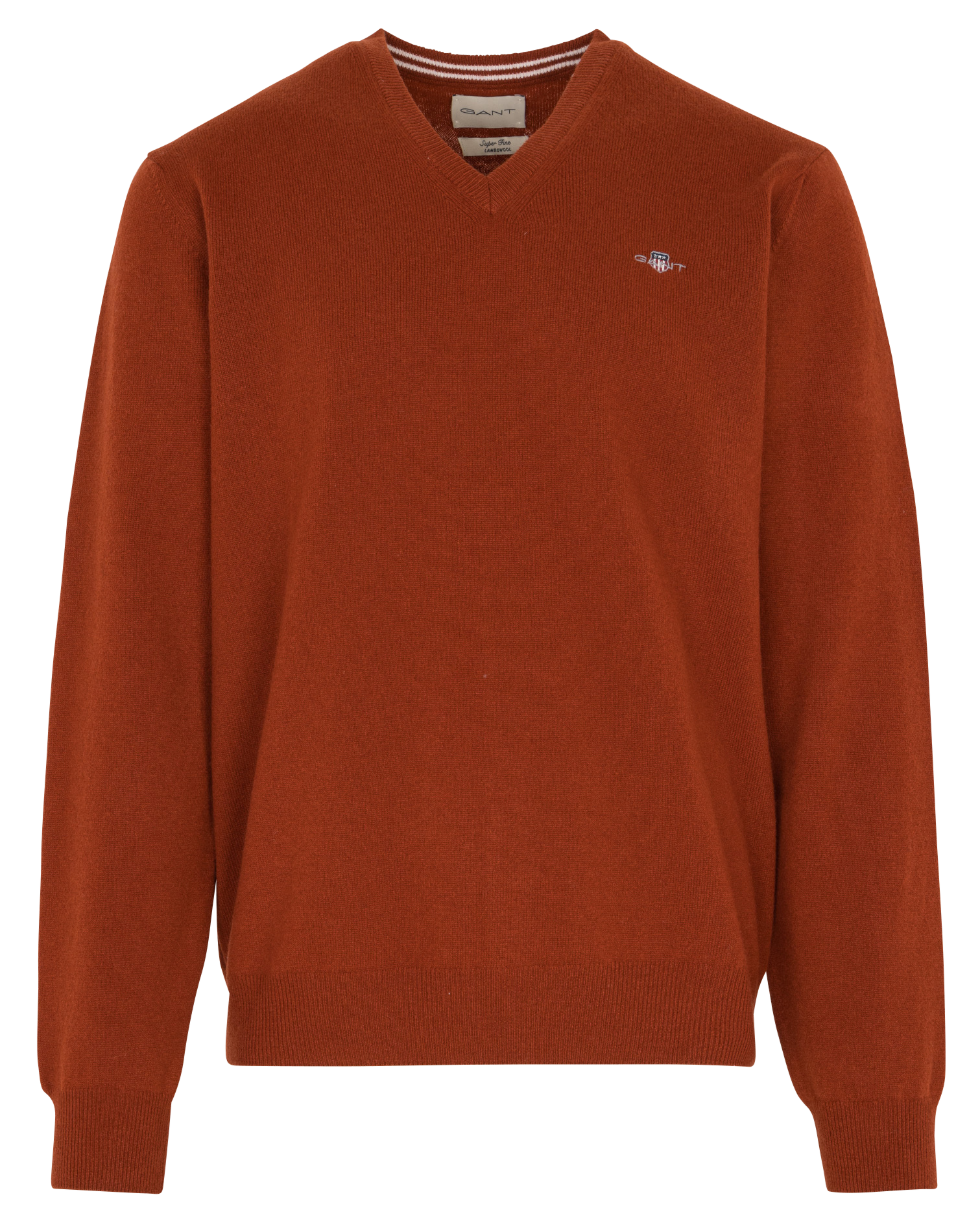Wool V-neck sweater GANT Red