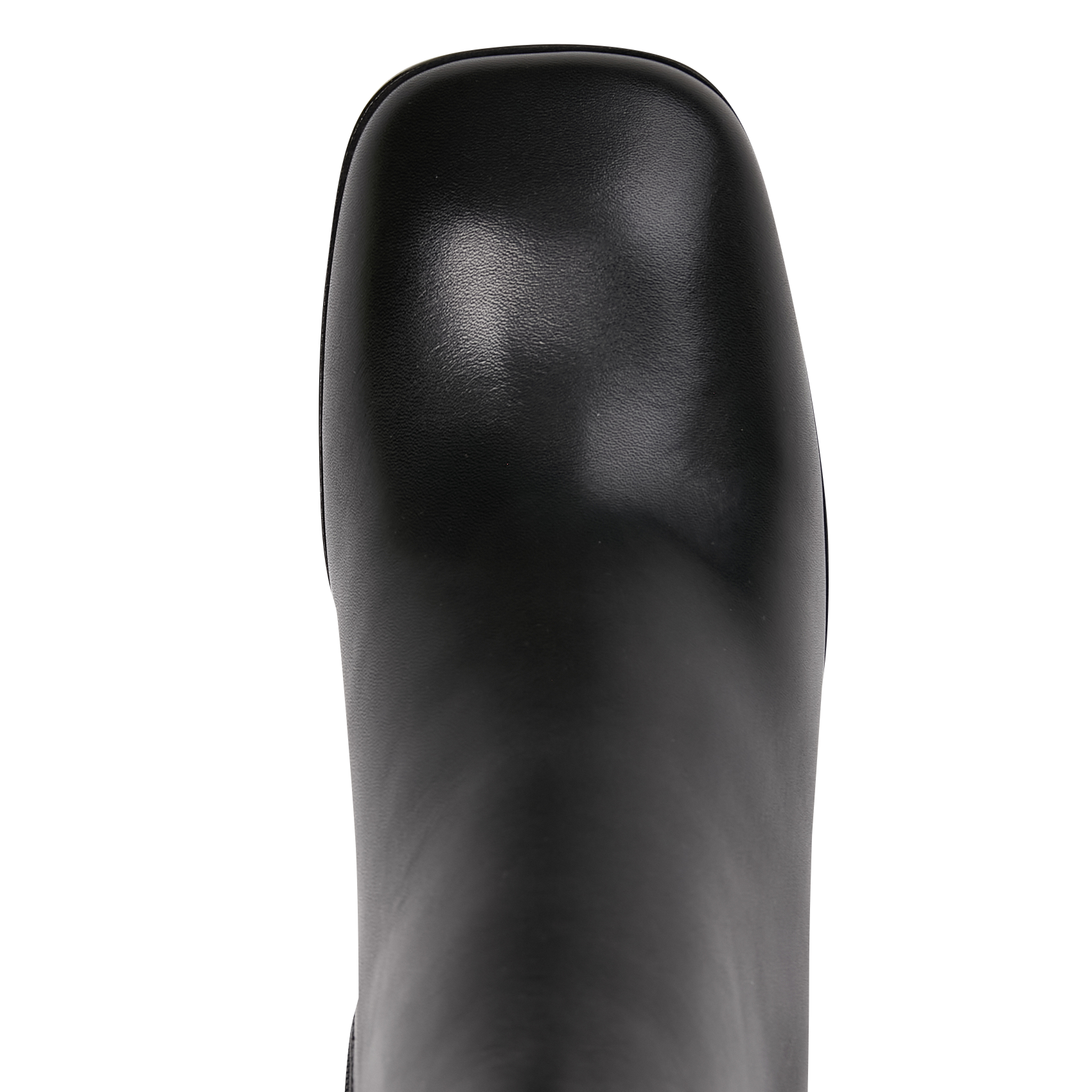 Bottines à talons trotteurs en cuir MI/MAI Noir