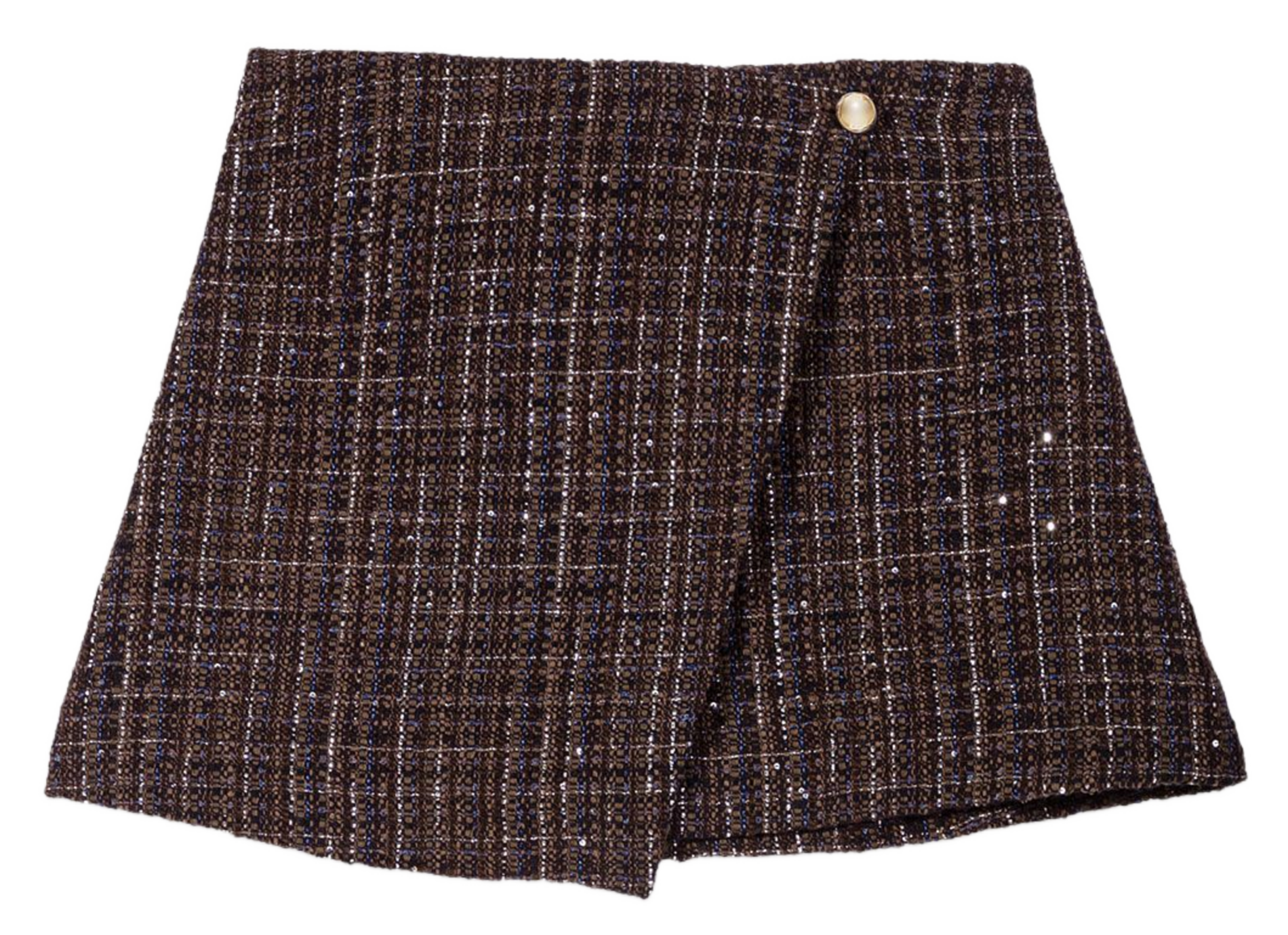 Robe courte 2 en 1 MAJE Marron