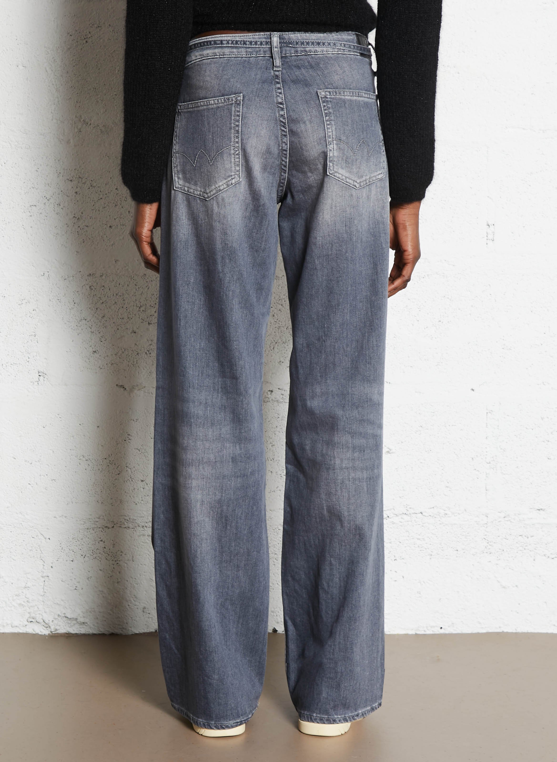 Jean droite LE TEMPS DES CERISES Gris