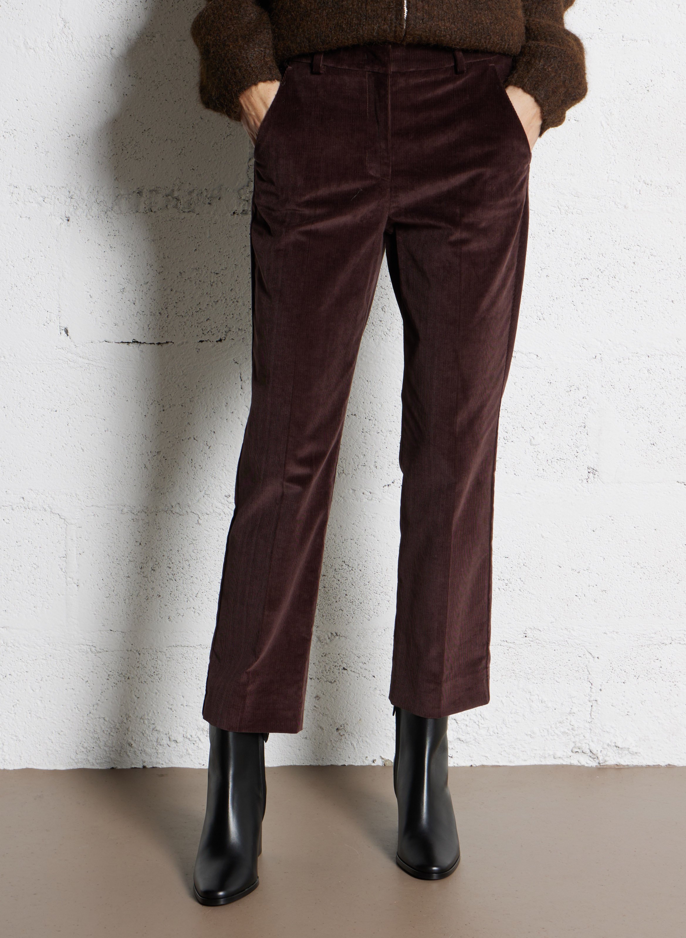 Cotton-blend bucket hat MAX MARA WEEK END Plums