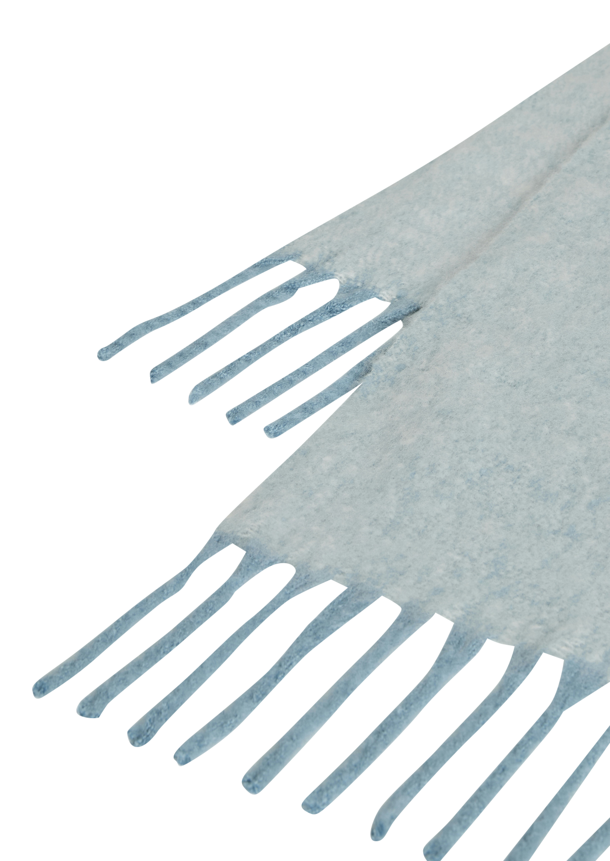 Echarpe unie à franges VILA Bleu