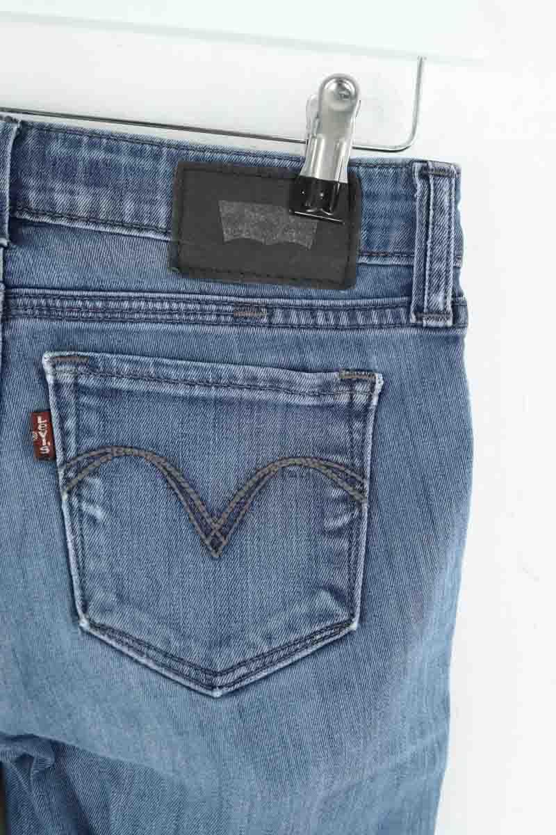 Cotton skinny jeans LEVI'S - Seconde main Blue