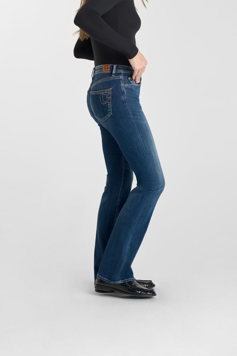 Bootcut power bootcut jeans, 34 length LE TEMPS DES CERISES Blue