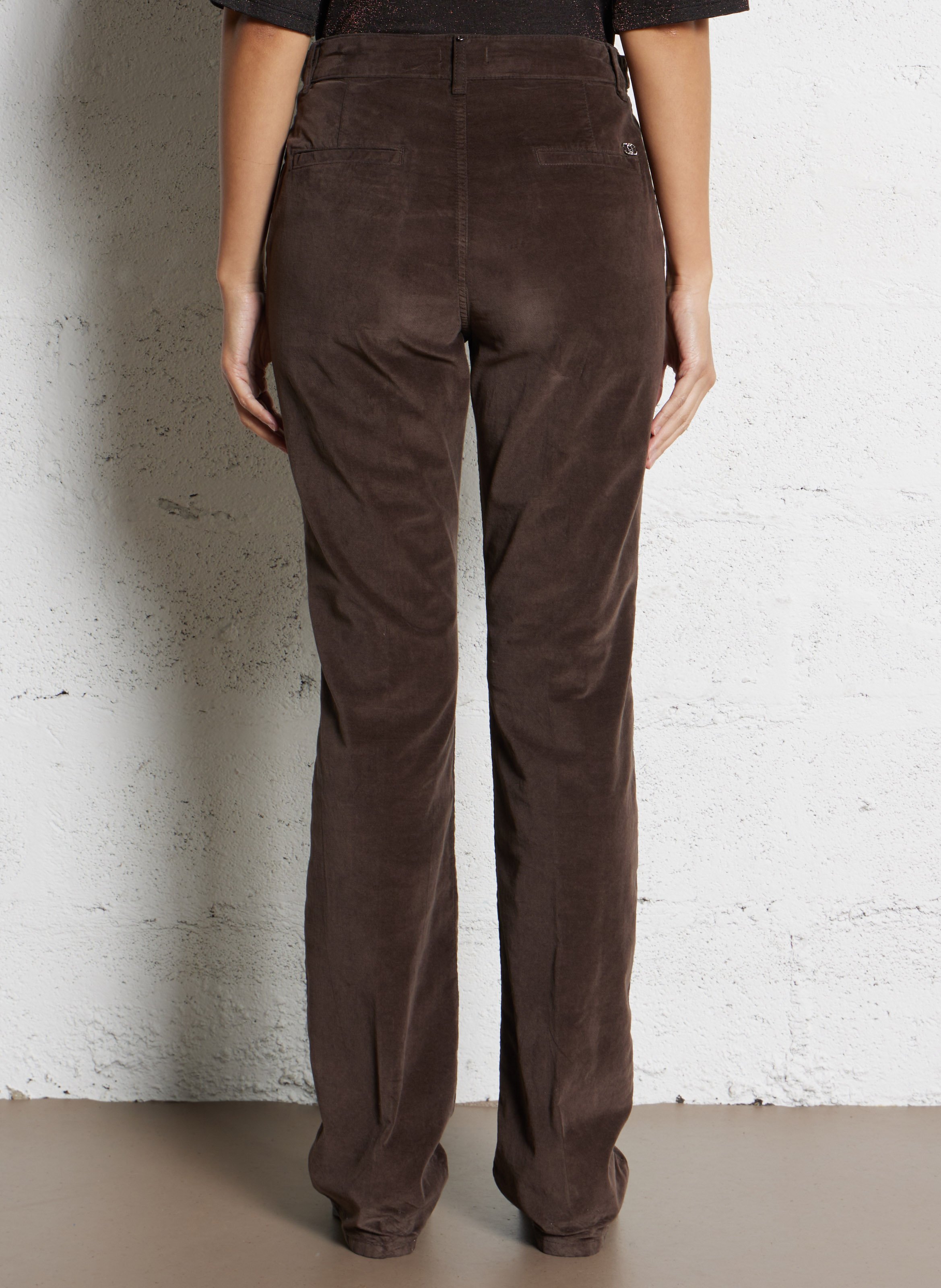 Cotton-blend bucket hat LIU JO Brown