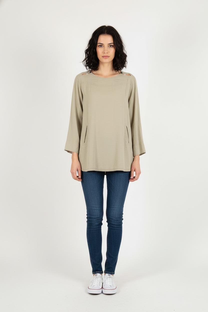 Blouse ISABEL MARANT - Seconde Main Beige