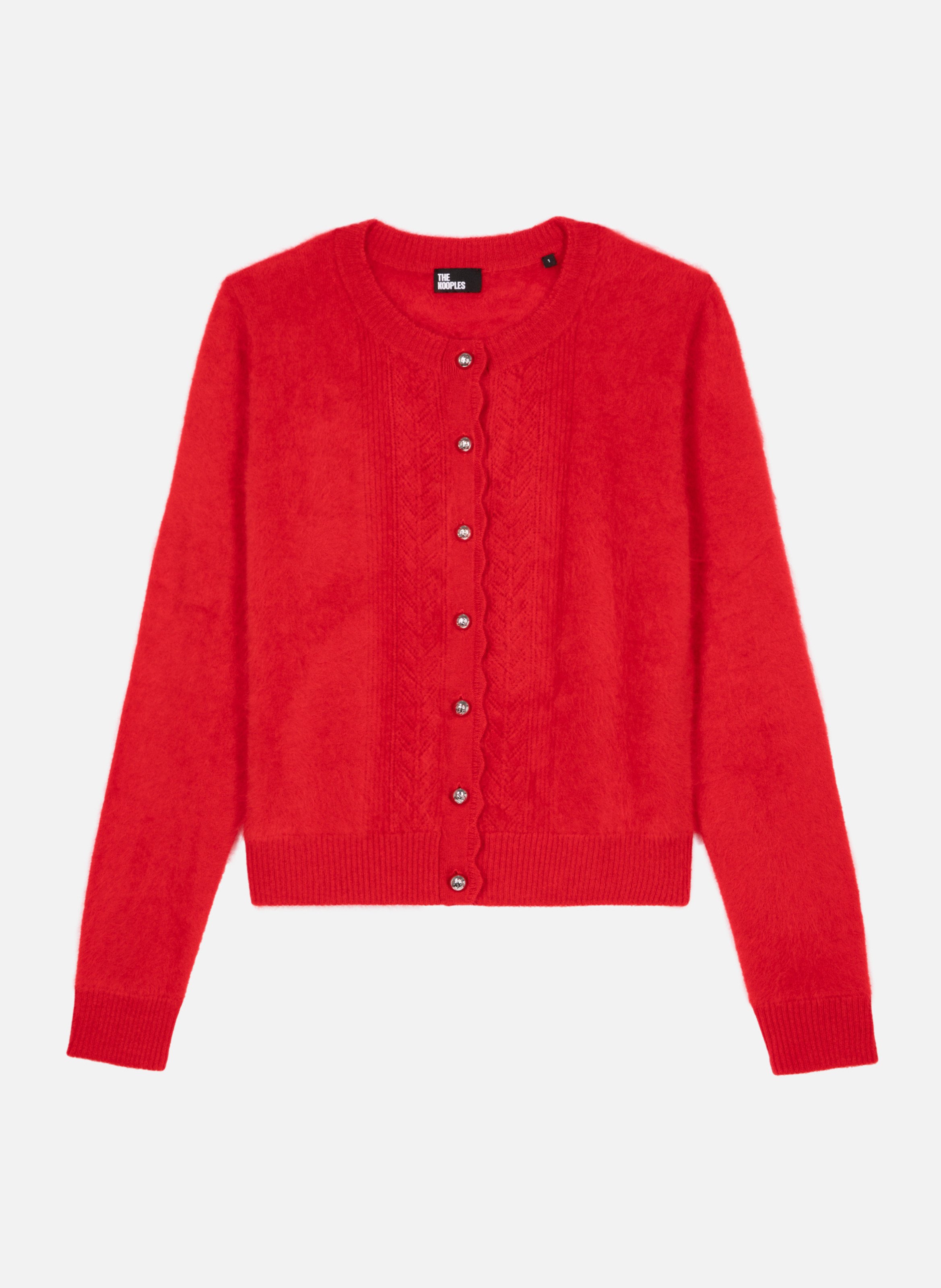 Cashmere cardigan Red