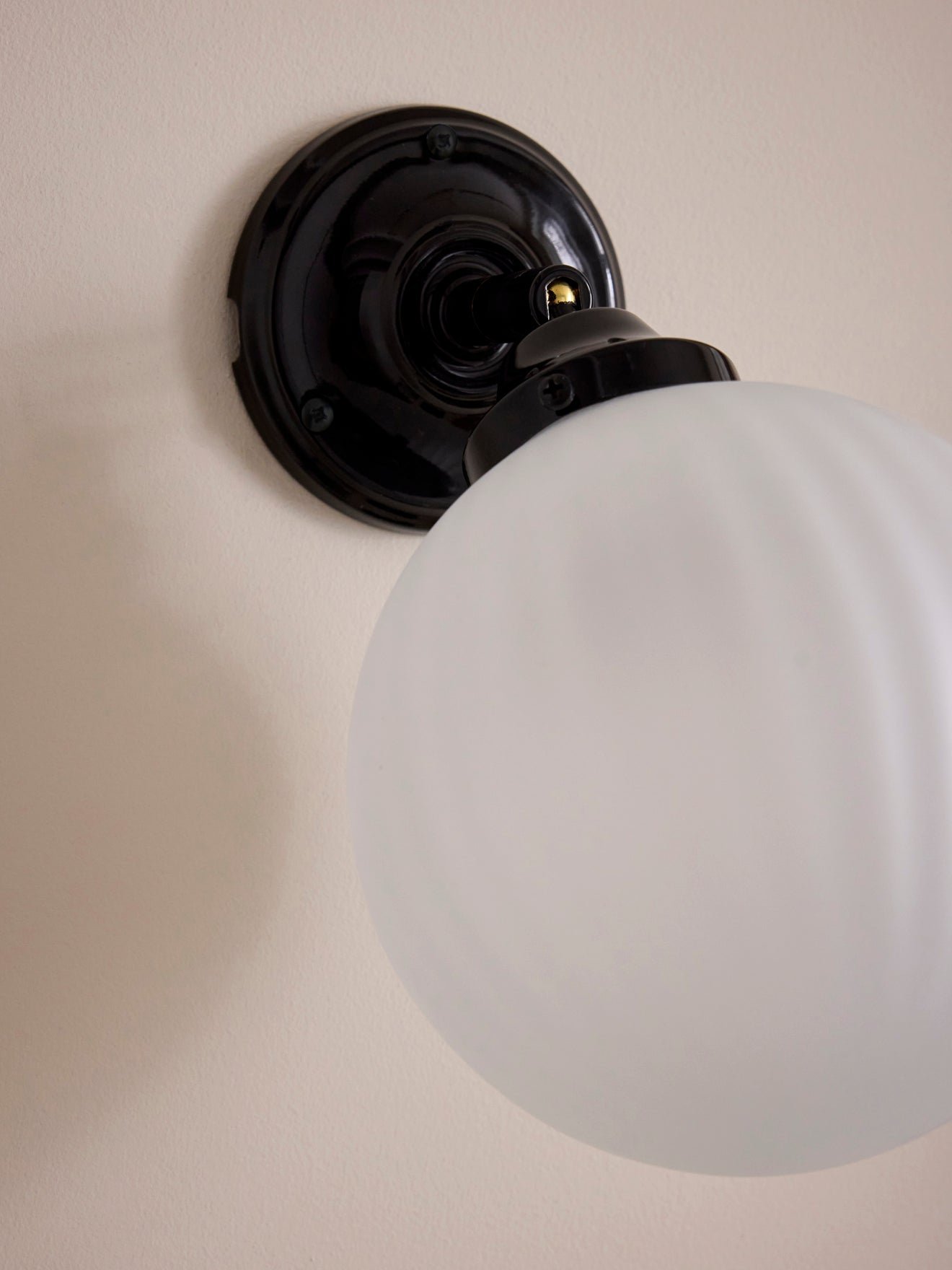 Glass and ceramic Zélie applique CYRILLUS Black